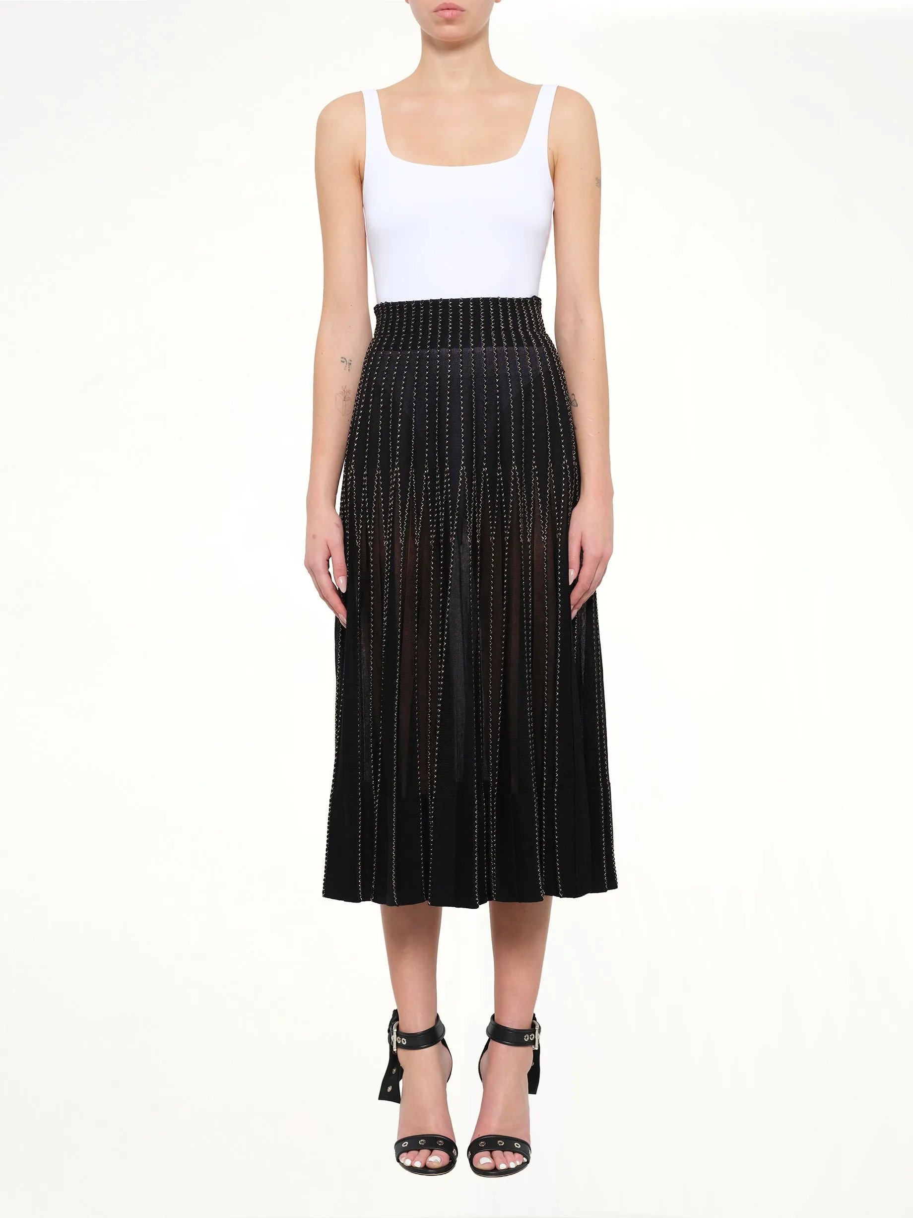 Alexander McQueen Skirt in Black sold by MARAIS product image thumbnail 2