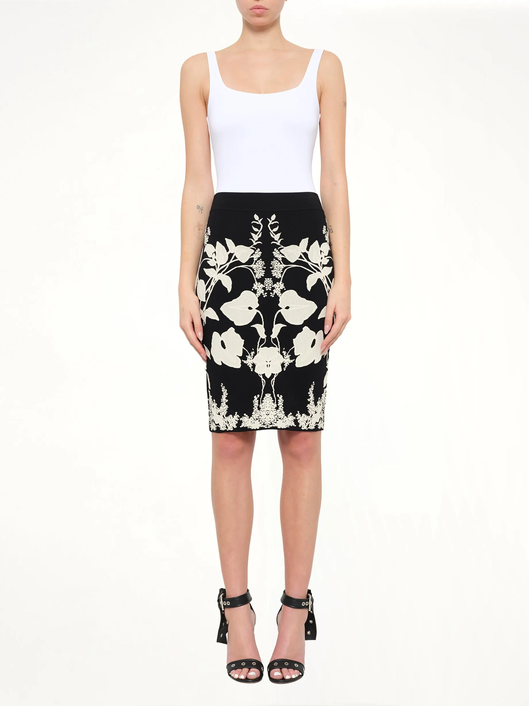 Pencil Skirt in Black sold by MARAIS product image thumbnail 2