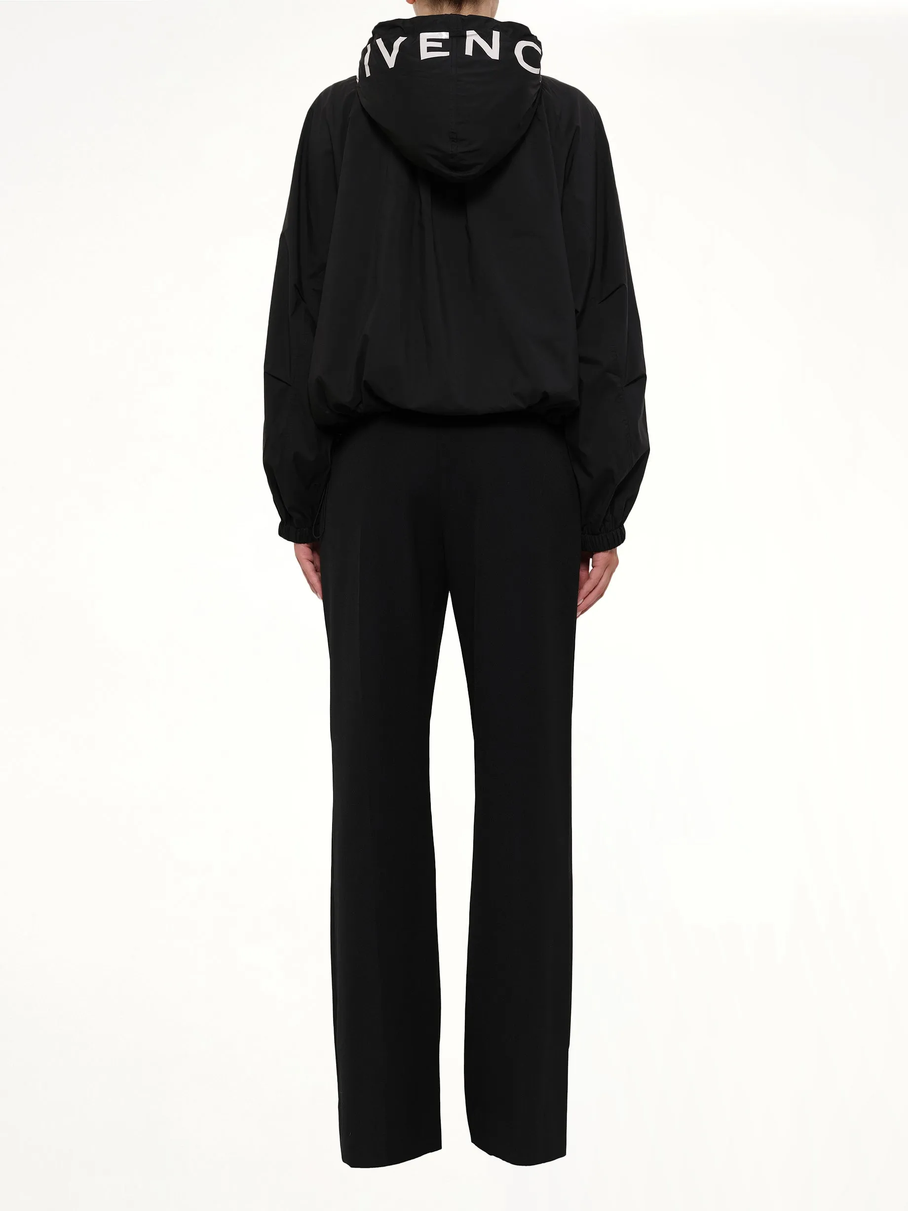 Hood Windbreaker in Black sold by MARAIS product image thumbnail 4
