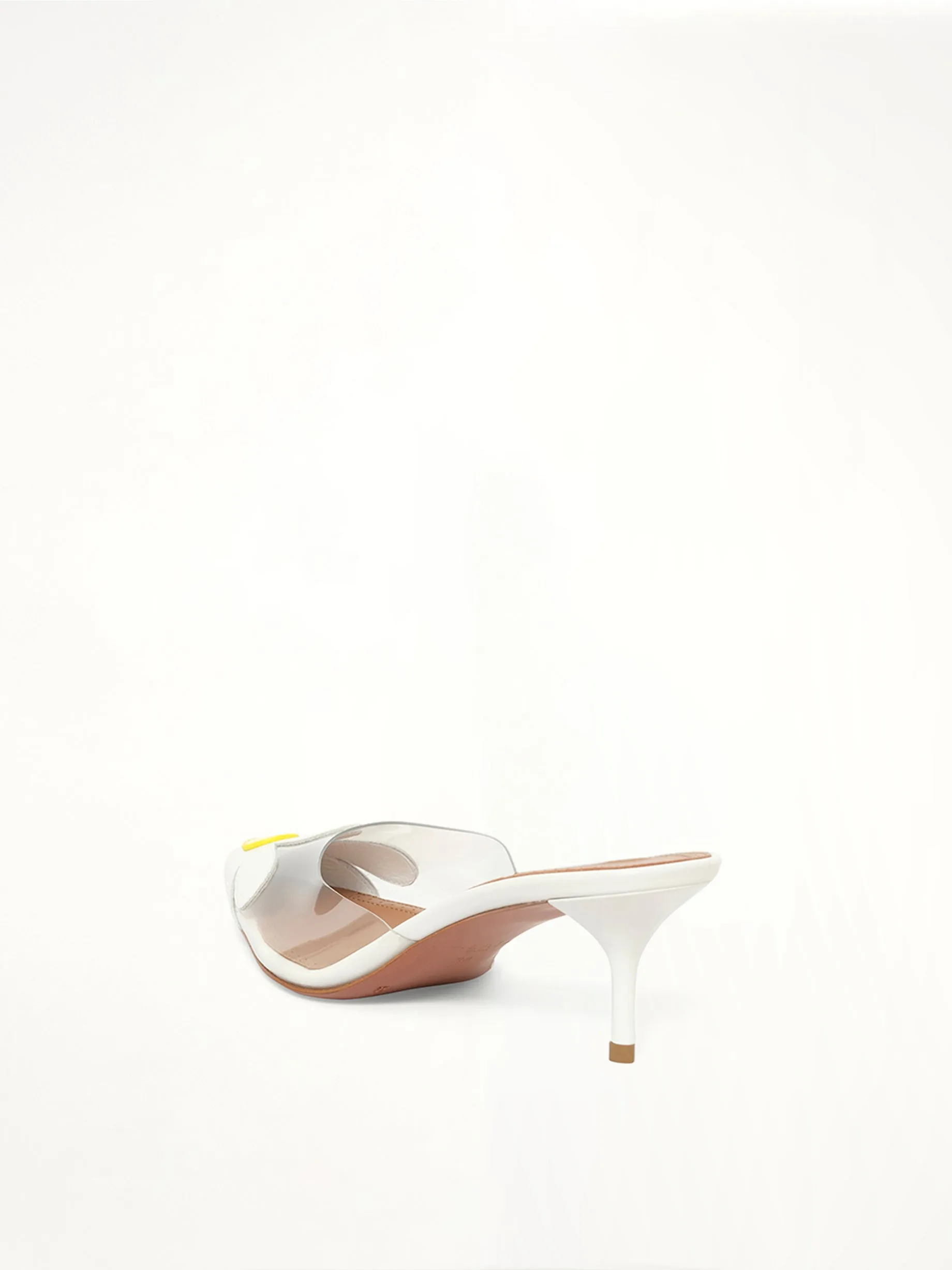 Bloom Mules in Lemon/White sold by MARAIS product image thumbnail 3