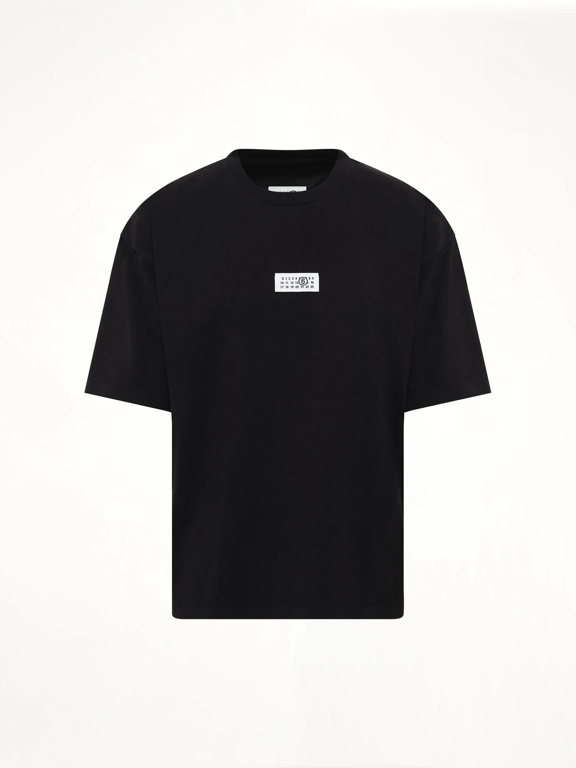 MM6 Patch T-Shirt in Black sold by MARAIS product image thumbnail 2