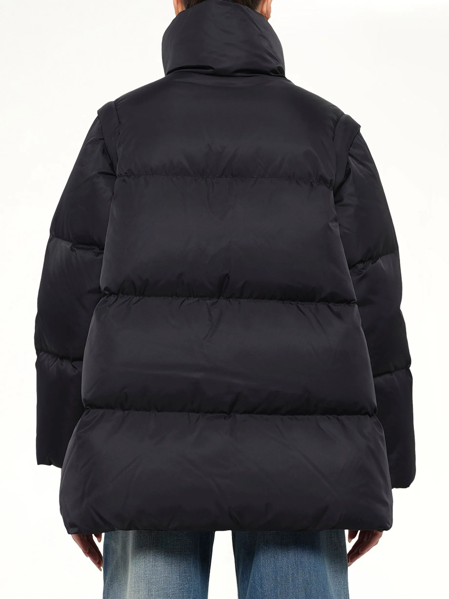 Nylon Puffer in Black sold by MARAIS product image thumbnail 5
