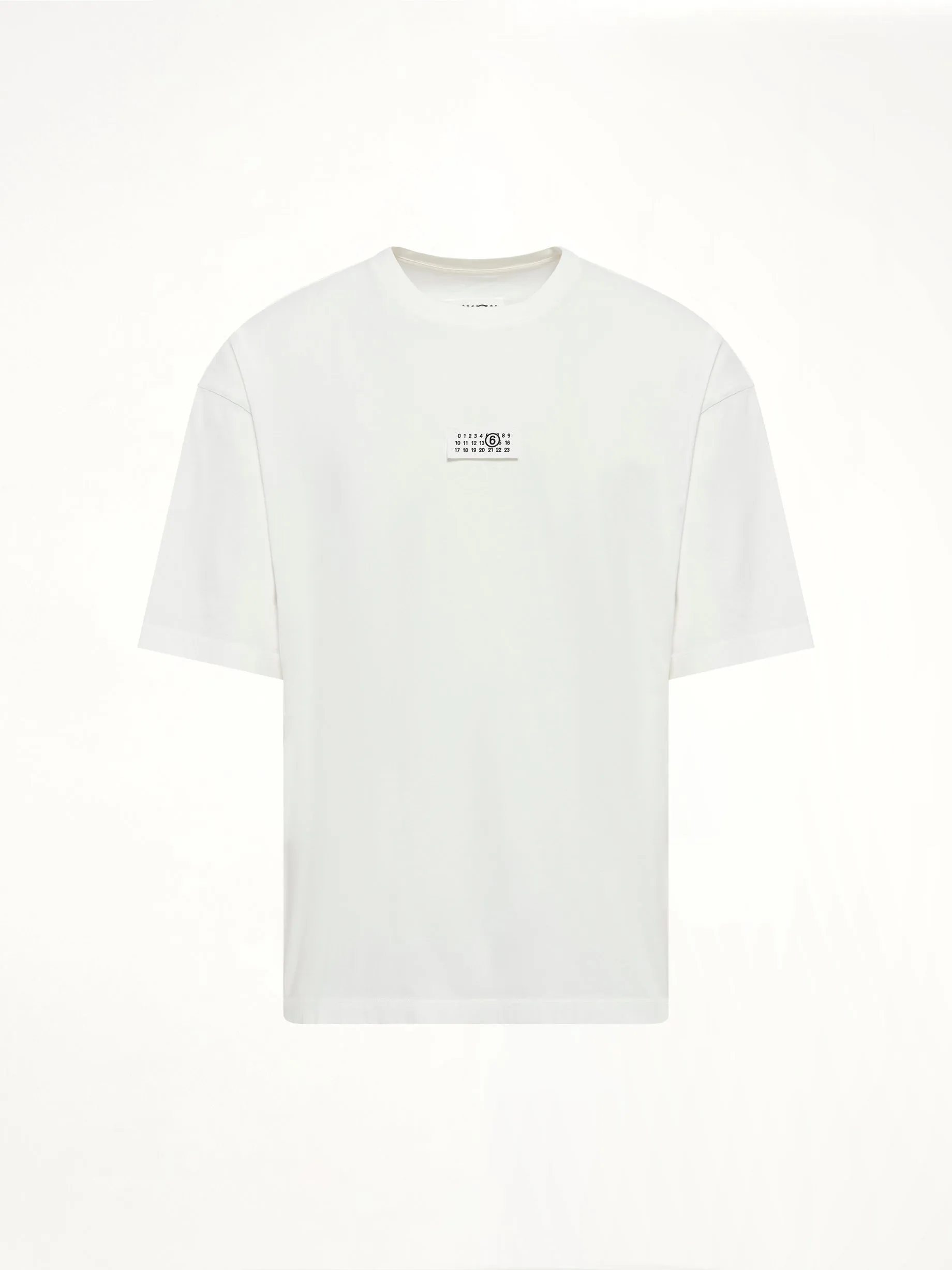 MM6 Patch T-Shirt in Off White sold by MARAIS product image thumbnail 2
