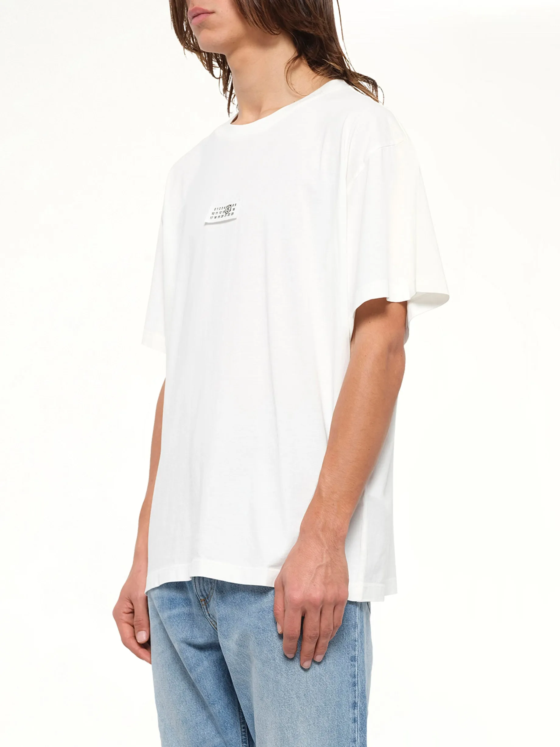 MM6 Patch T-Shirt in Off White sold by MARAIS product image thumbnail 3