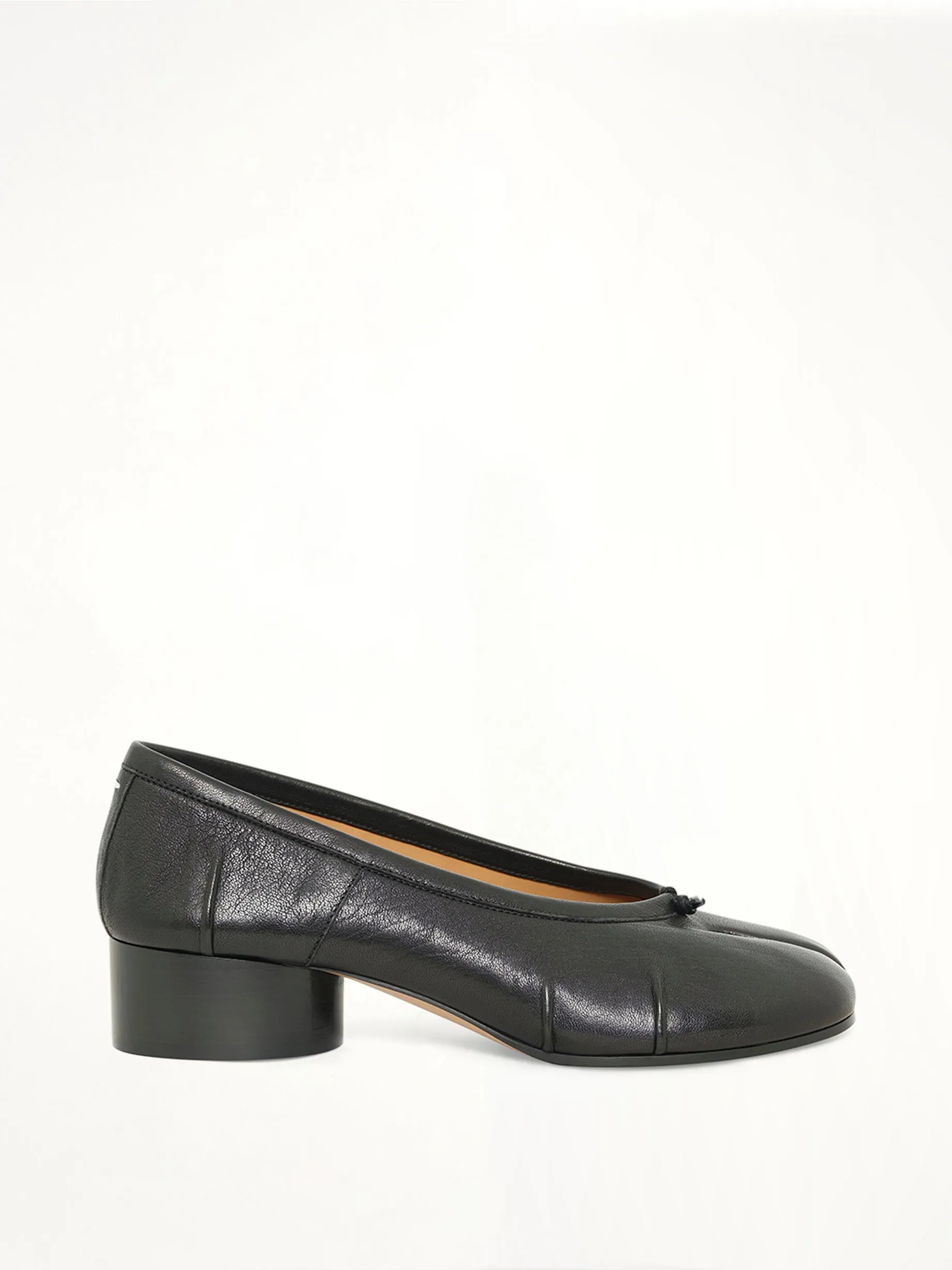 Tabi Ballerina Calfskin 3cm in Black sold by MARAIS