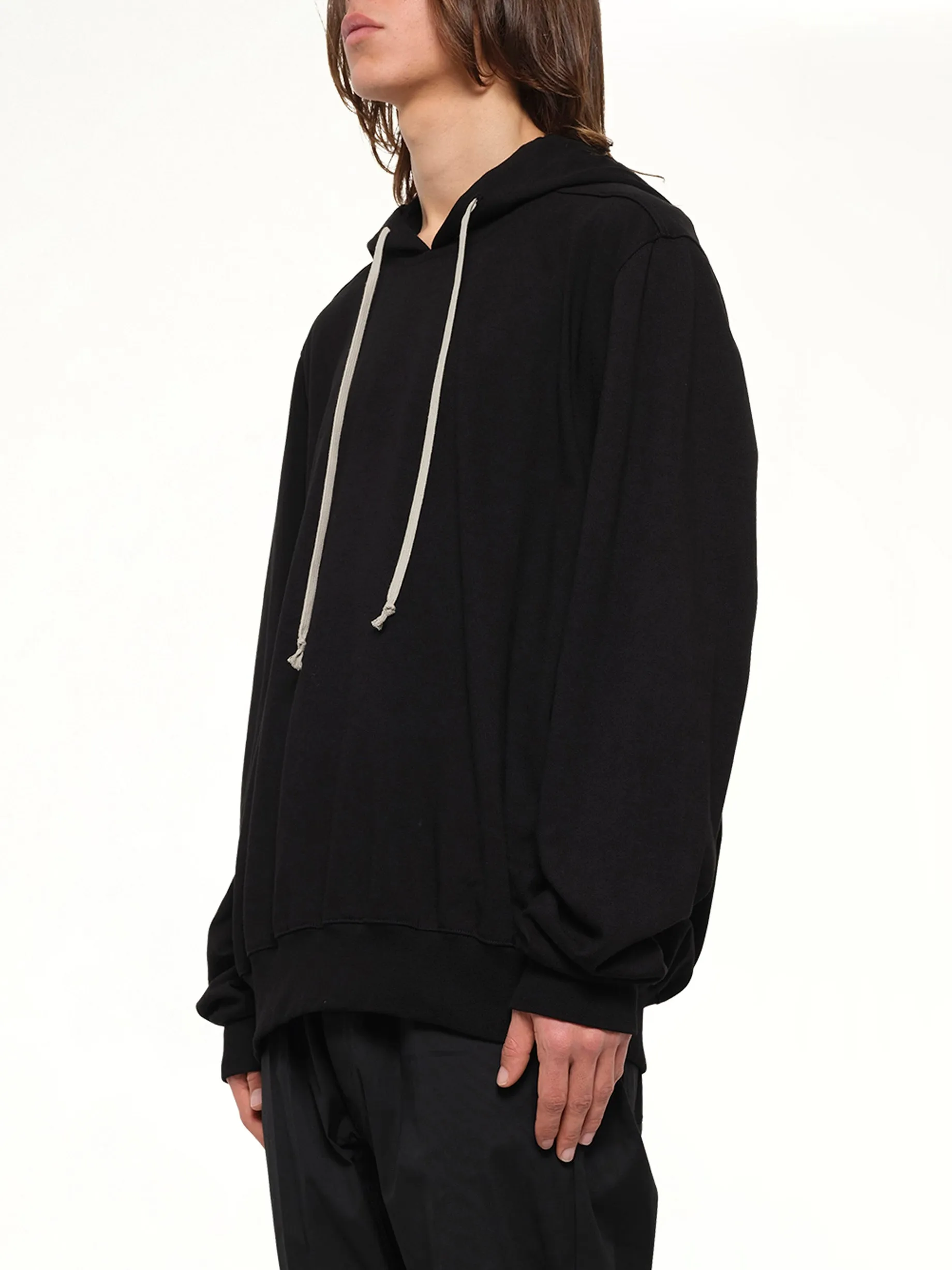 Heavy Jersey Hoodie in Black sold by MARAIS product image thumbnail 3