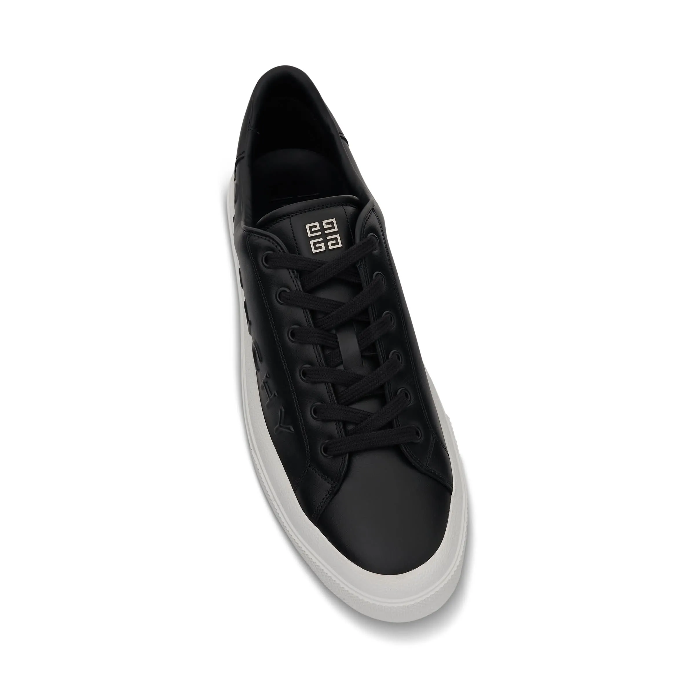 City Sport Sneaker with Embossed Logo in Black sold by MARAIS product image thumbnail 3