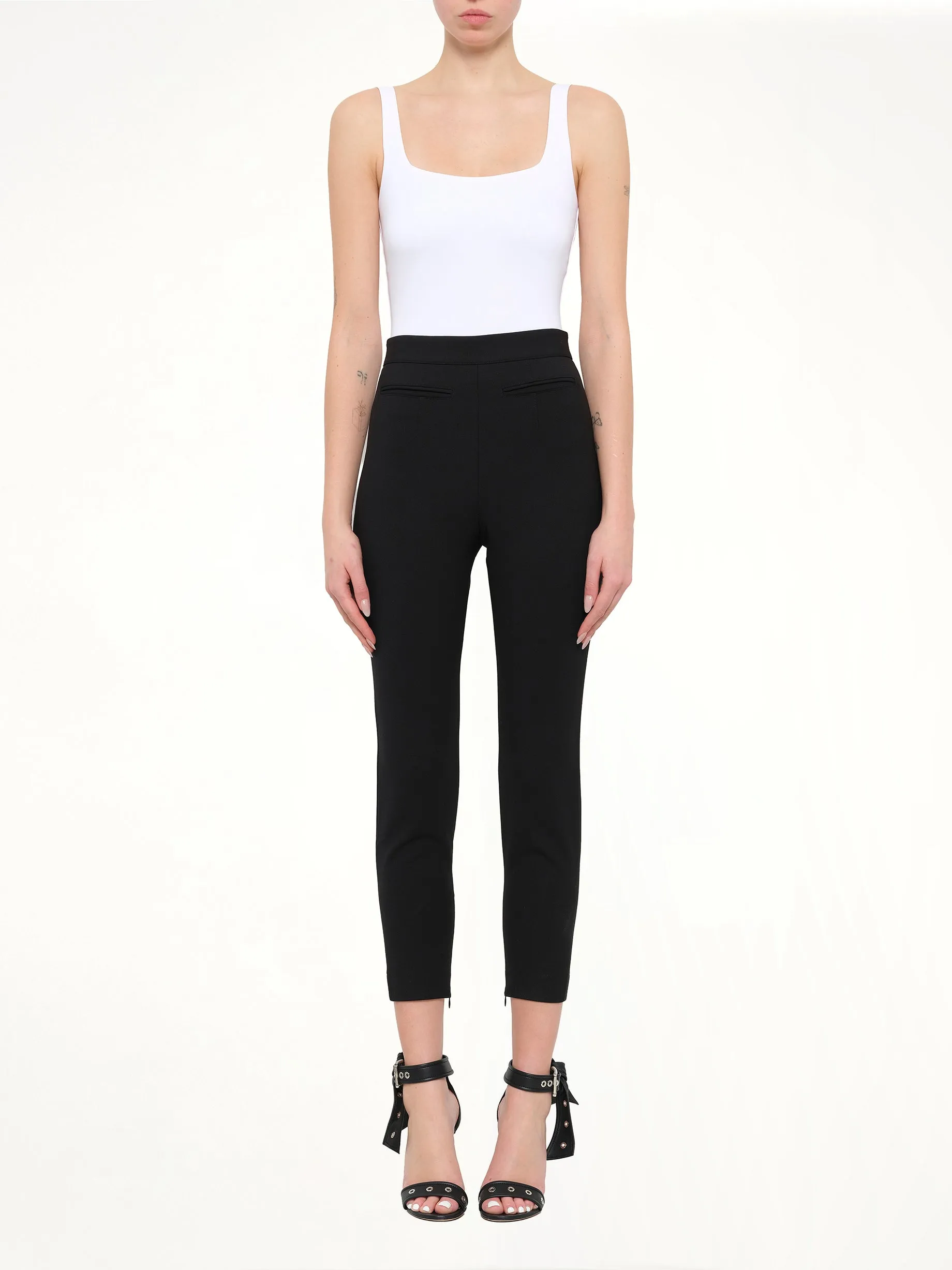 Alexander McQueen Wool Pants in Black sold by MARAIS product image thumbnail 2
