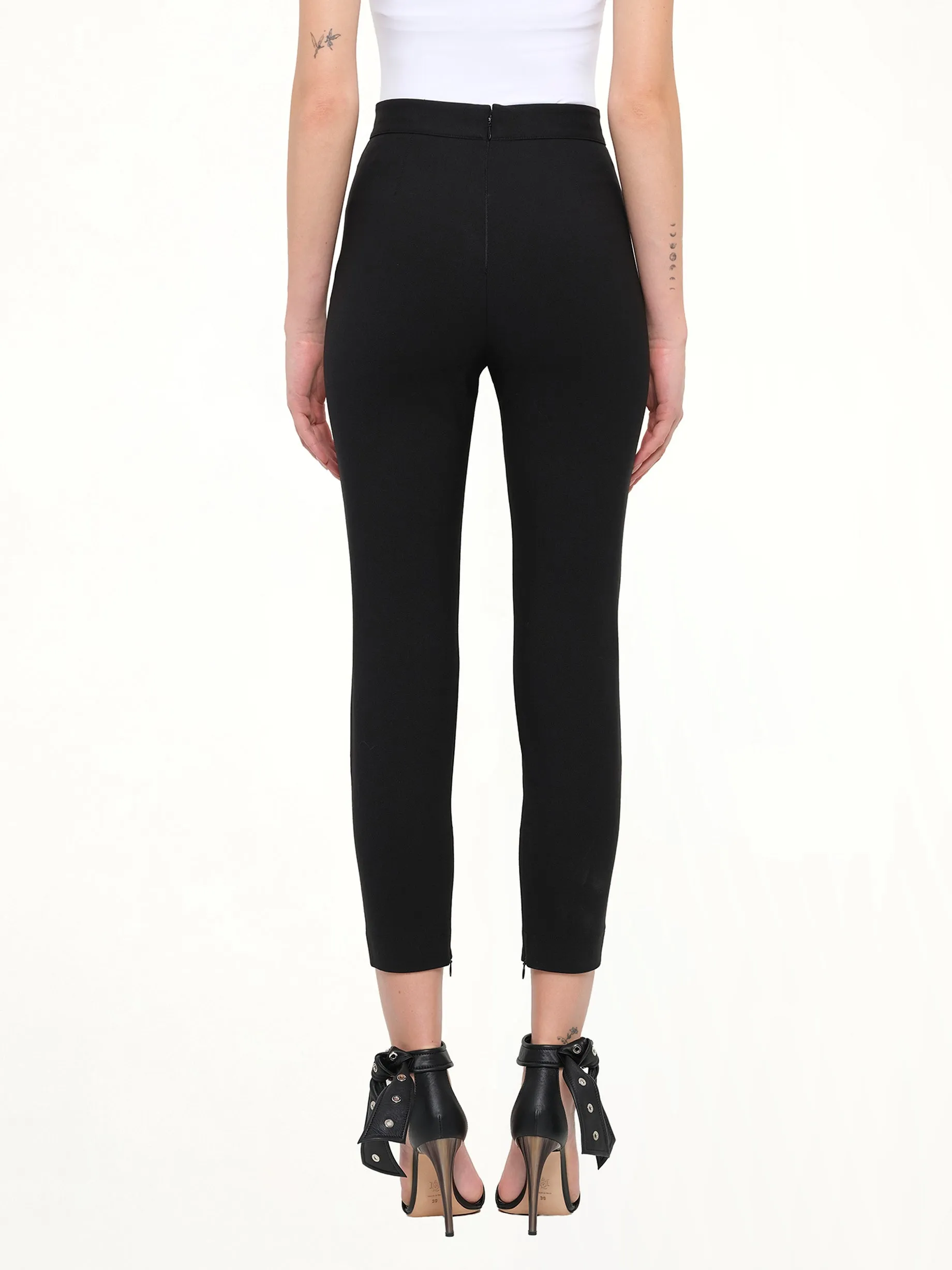 Alexander McQueen Wool Pants in Black sold by MARAIS product image thumbnail 3