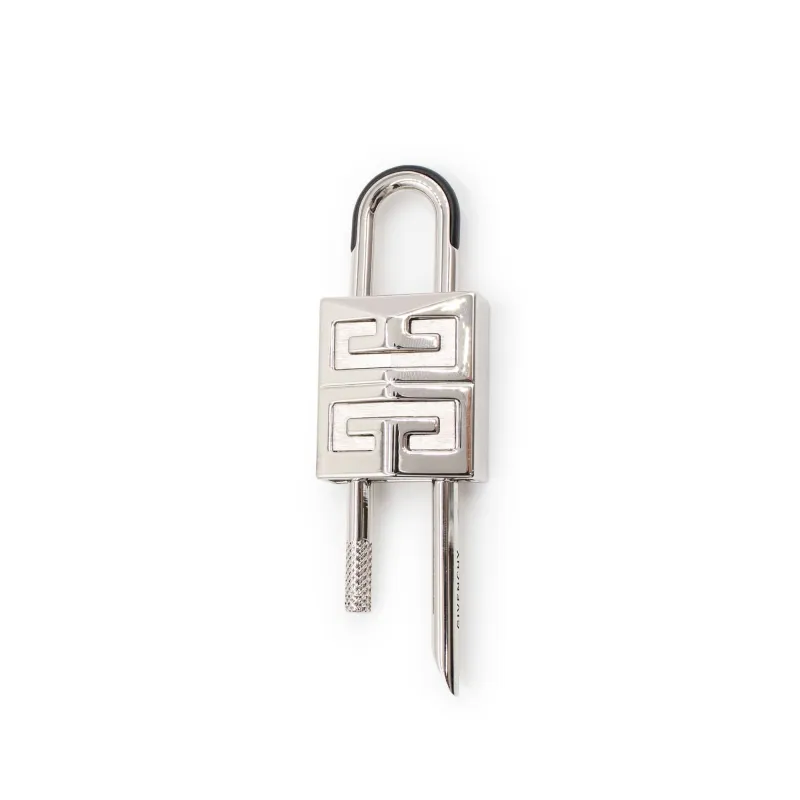 Small 4G Padlock Silver & Brushed Silver made by Givenchy
