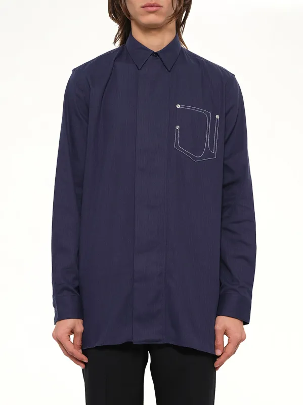 Givenchy Shirt in Navy made by Givenchy