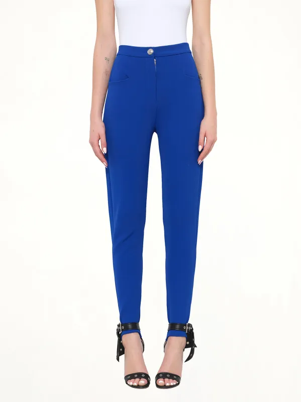 Skinny Pant in Blue made by Balmain