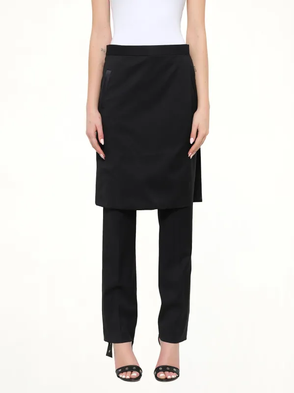 Trousers W/Skirt in Black made by Givenchy