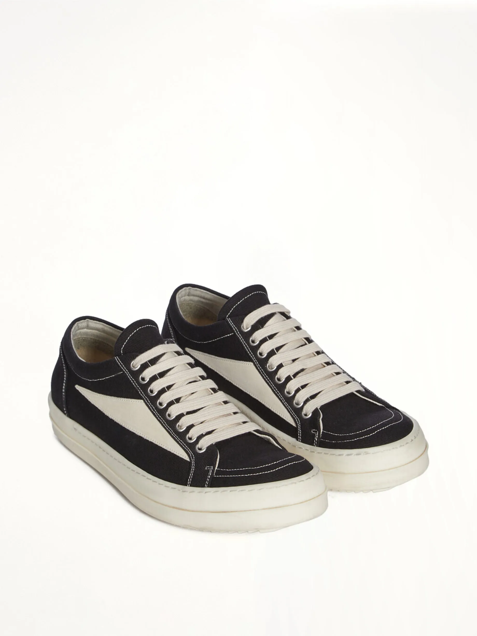 13oz Denim Vintage Sneaks in Black sold by MARAIS product image thumbnail 2