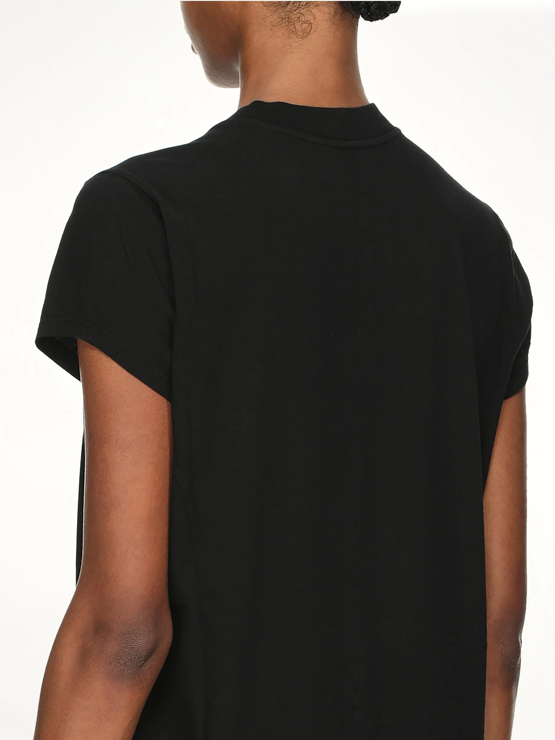 Cotton Jersey Small Level T-Shirt in Black sold by MARAIS product image thumbnail 5