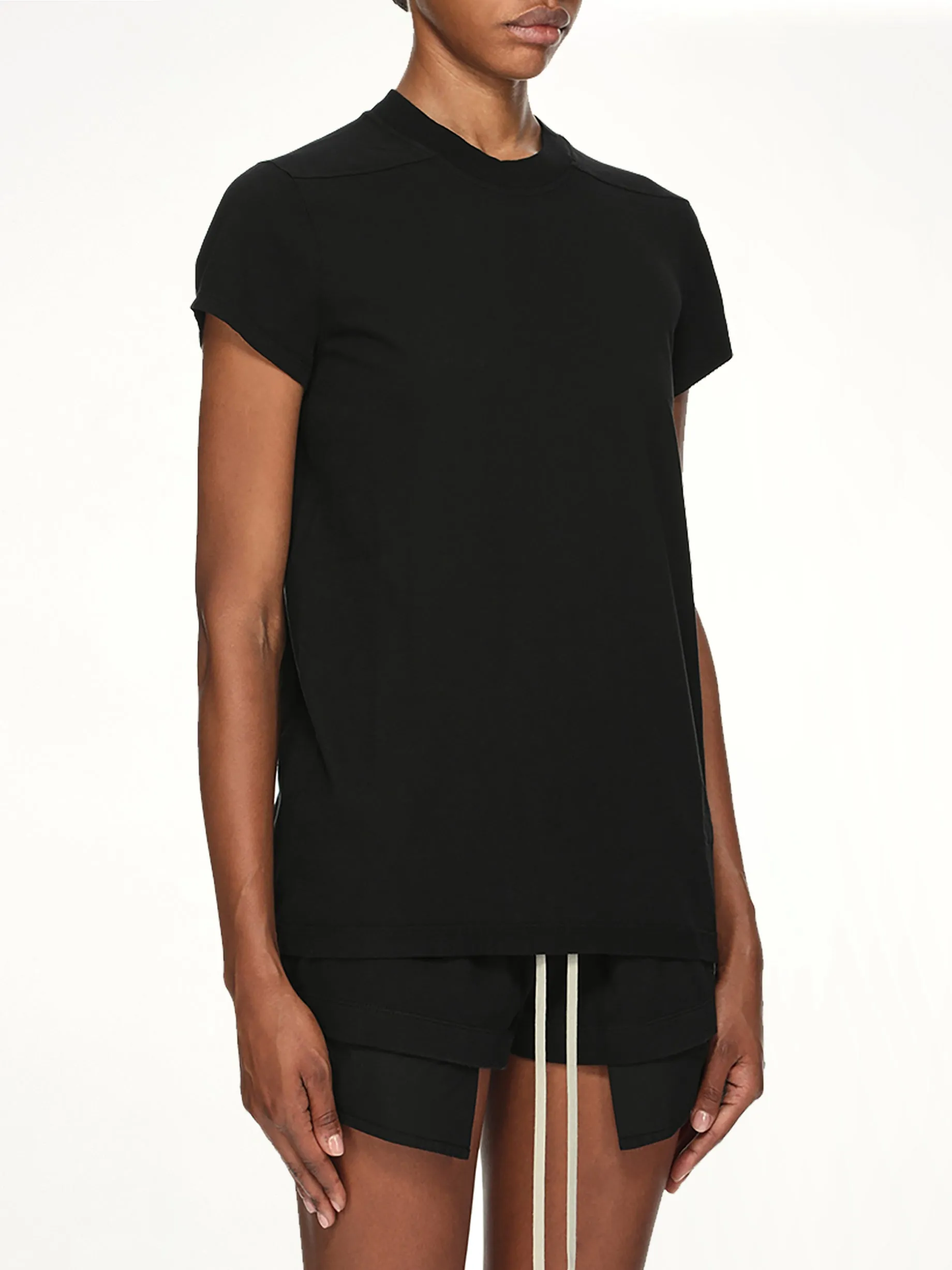 Cotton Jersey Small Level T-Shirt in Black sold by MARAIS product image thumbnail 2