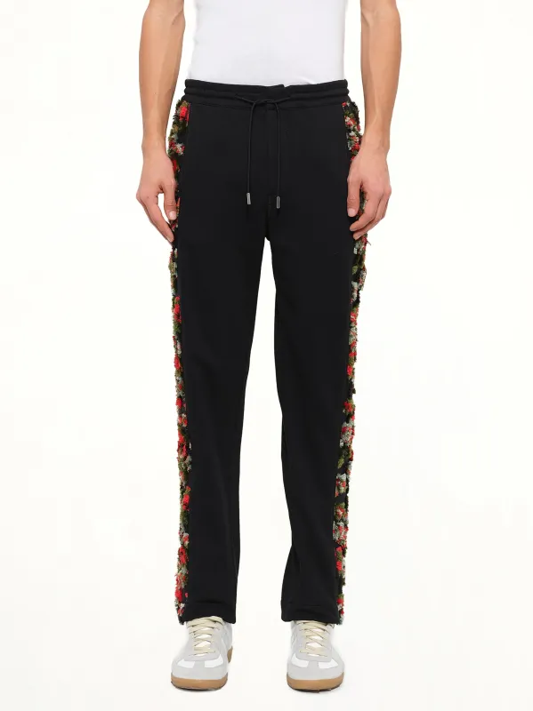 Loopback Sweatpants in Black made by Alexander McQueen