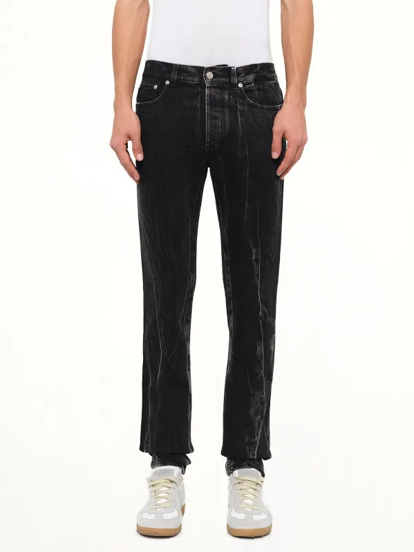 Givenchy Denim Pant in Black/Grey made by Givenchy