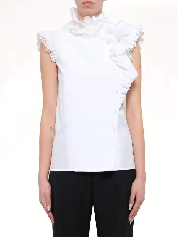 Lanvin Top in White made by Lanvin