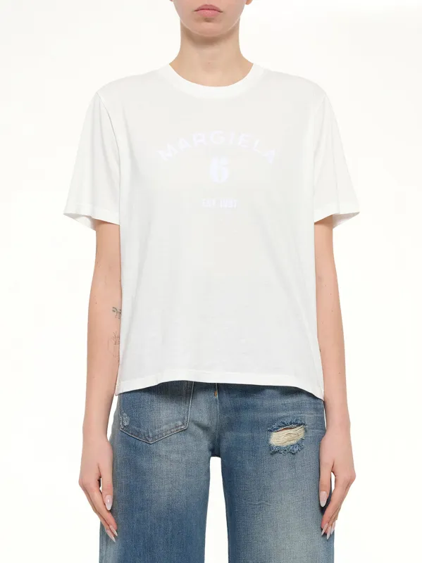 Margiela 6 T-Shirt in Off White made by Maison Margiela