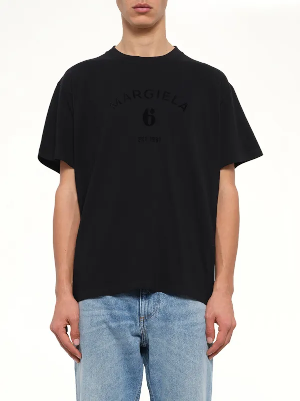 Margiela 6 T-Shirt in Black made by Maison Margiela