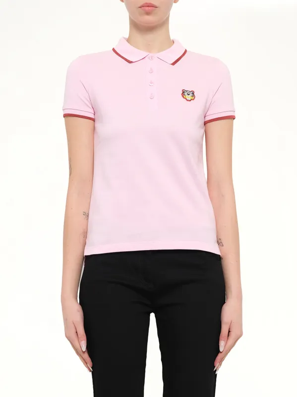 Tiger Polo in Pink made by Kenzo