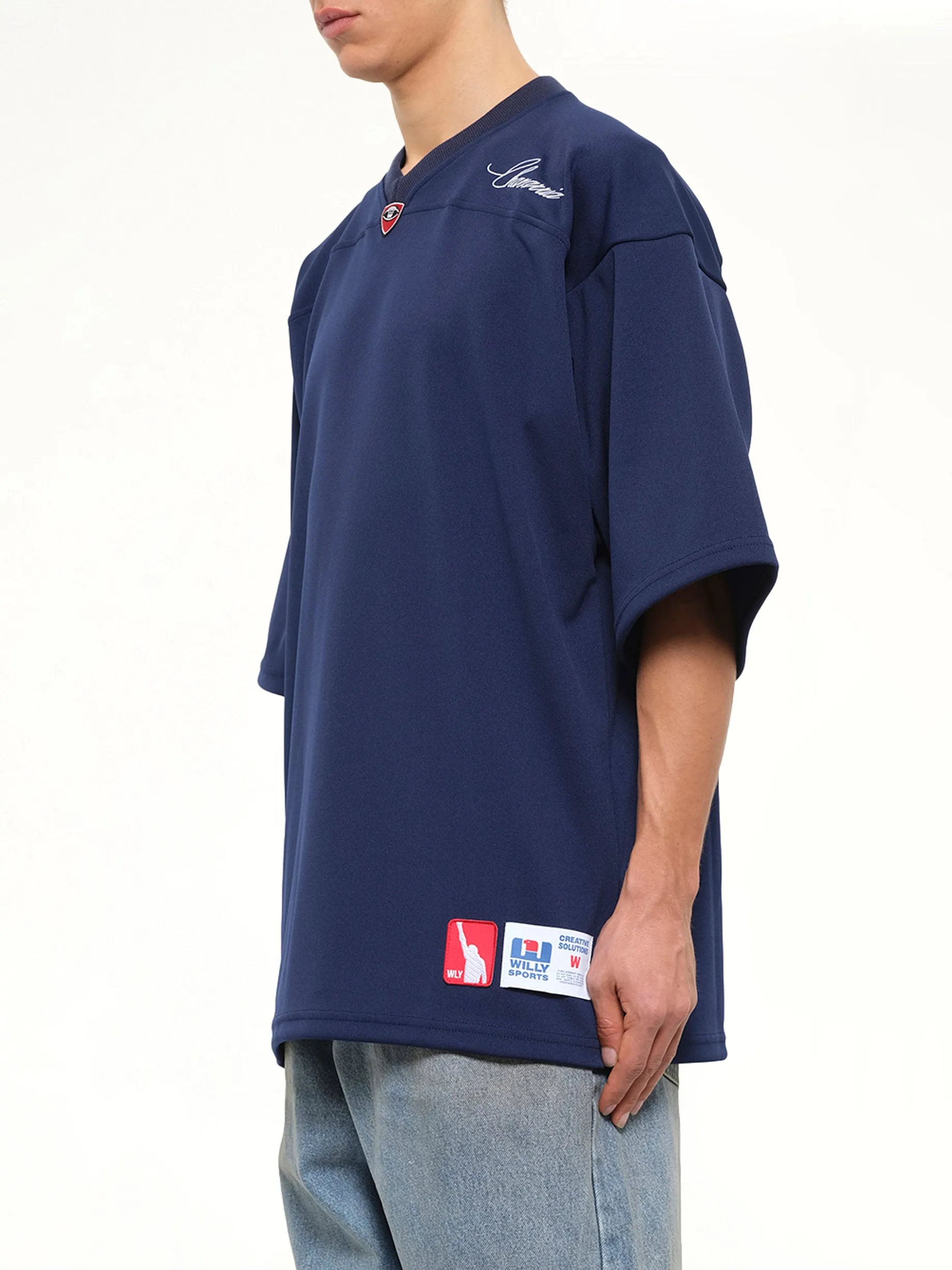 OS Willy Sport Jersey in Peacoat sold by MARAIS product image thumbnail 3