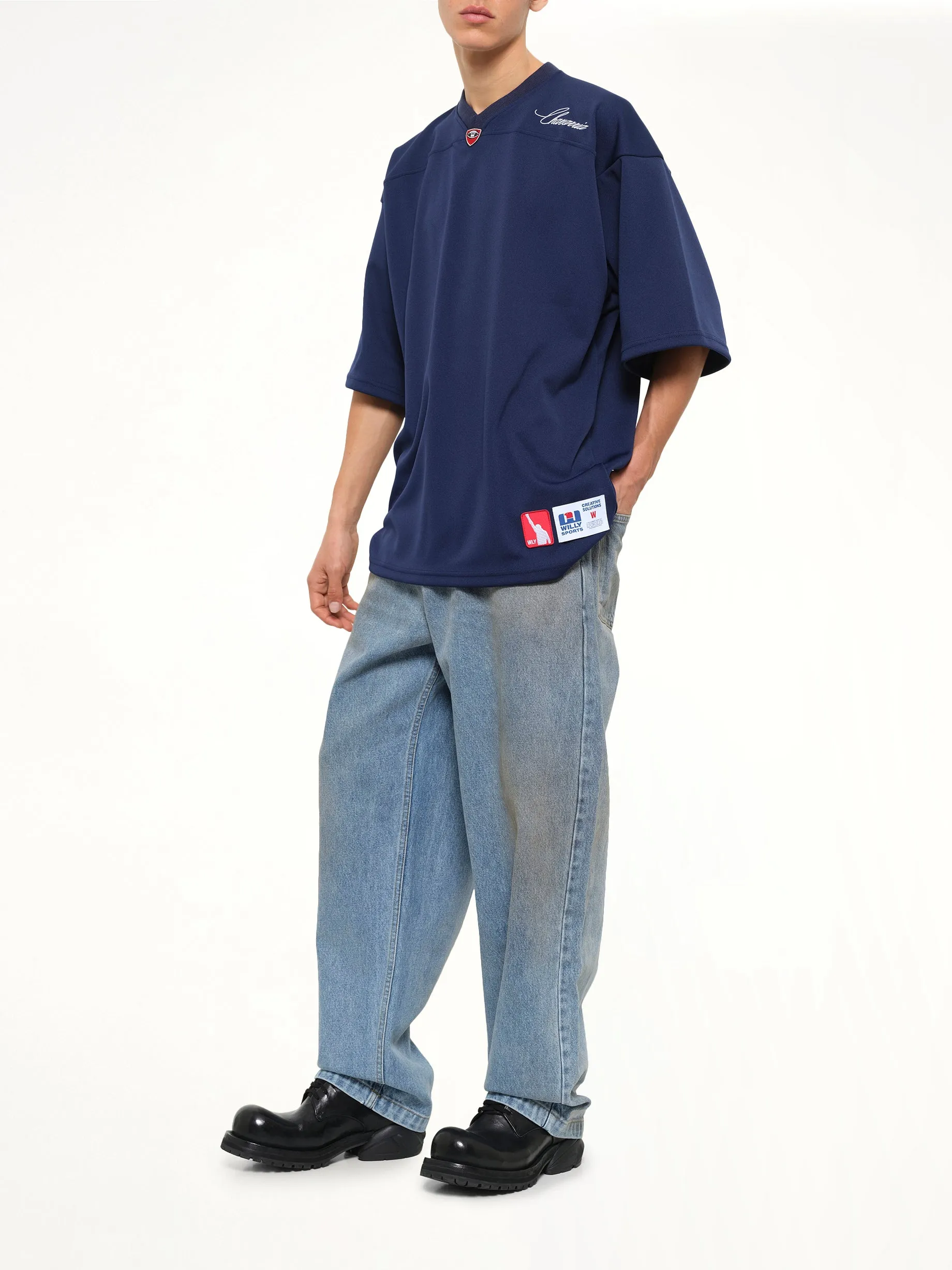 OS Willy Sport Jersey in Peacoat sold by MARAIS product image thumbnail 4