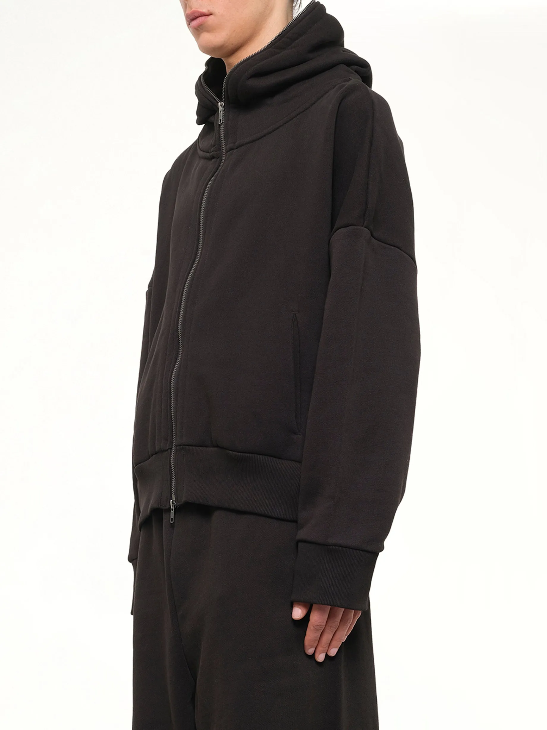 Eternal Zip Hoodie in Black sold by MARAIS product image thumbnail 3