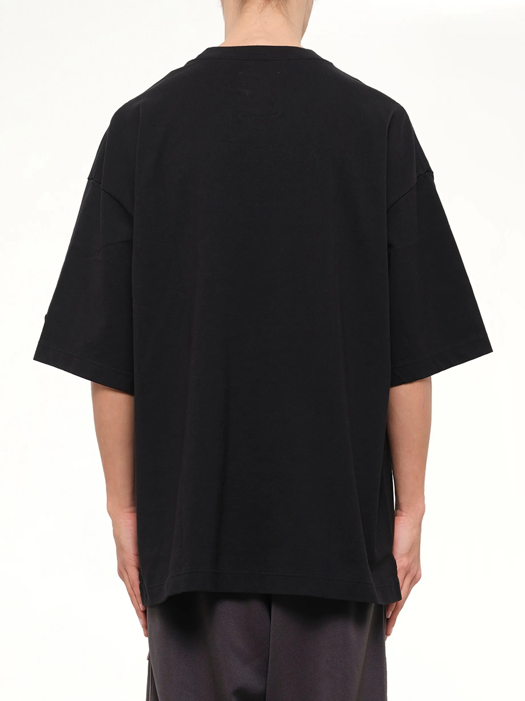 Cat Printed T-Shirt in Black sold by MARAIS product image thumbnail 5