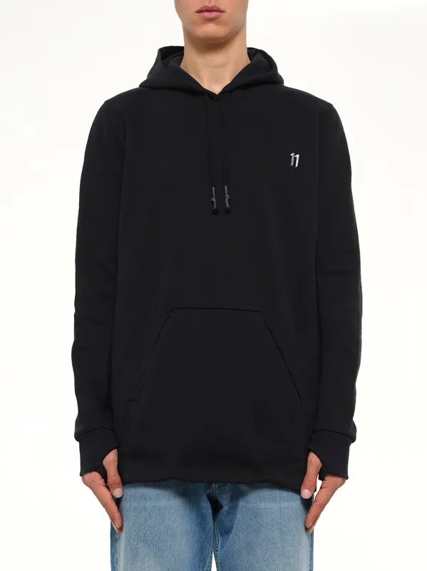 11 By BBS Logo Do Not Hoodie in Black made by 11 By Boris Bidjan Saberi