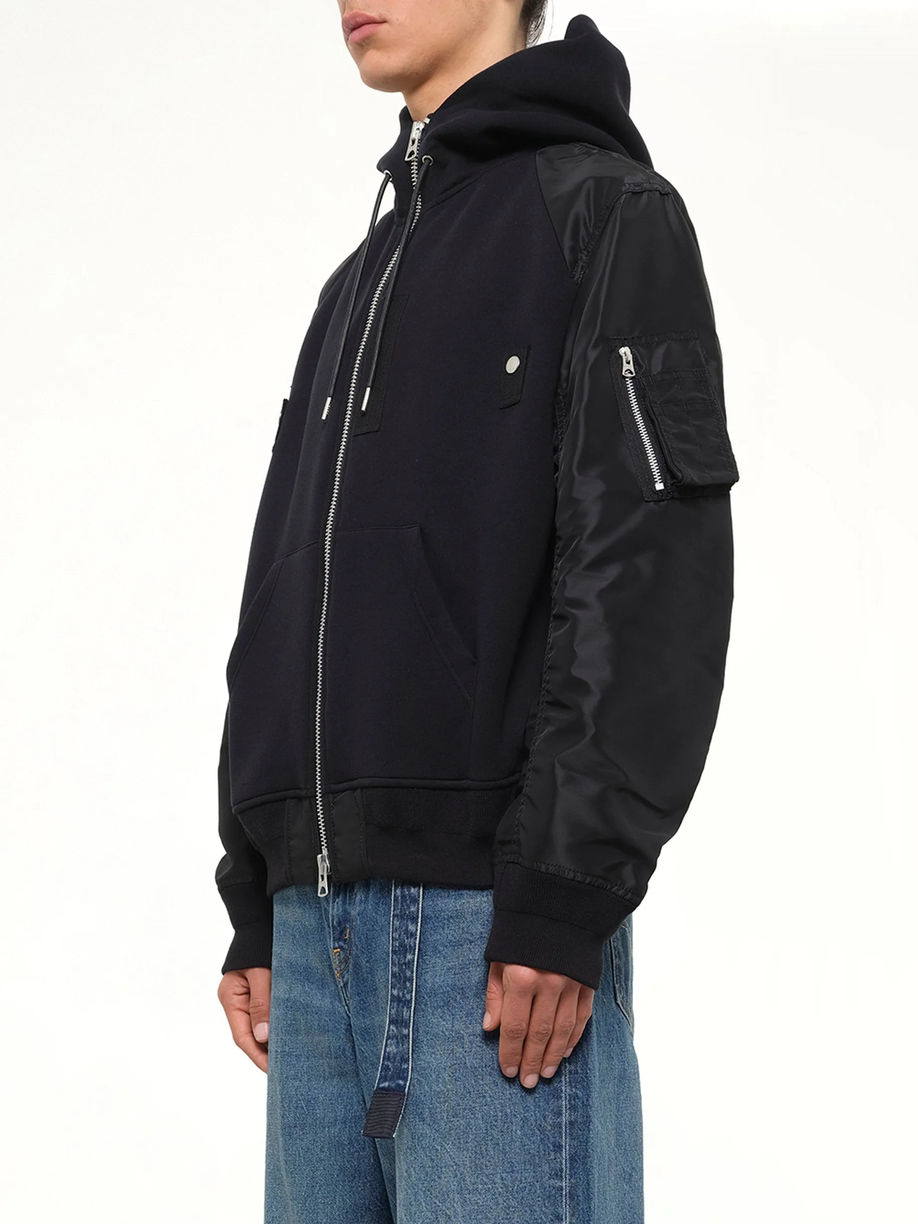 Sponge Sweat Hoodie in Black sold by MARAIS product image thumbnail 3