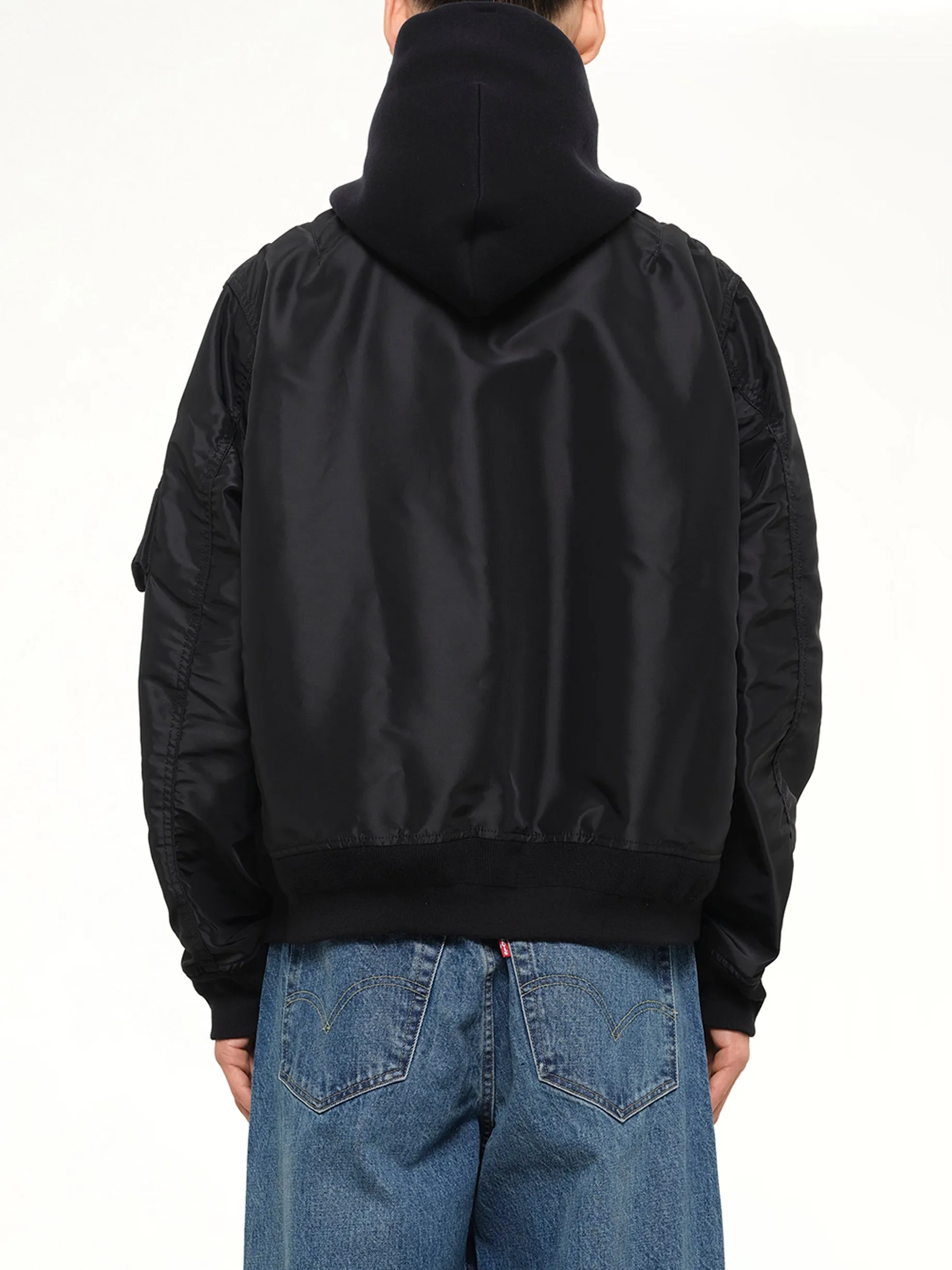 Sponge Sweat Hoodie in Black sold by MARAIS product image thumbnail 5