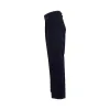 Wool Herringbone Trousers in Navy sold by MARAIS