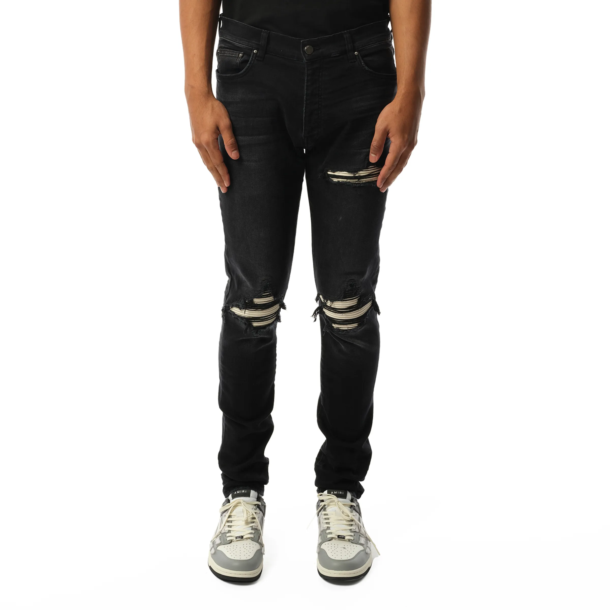 MX1 Ultrasuede Jeans in Vintage Black sold by MARAIS