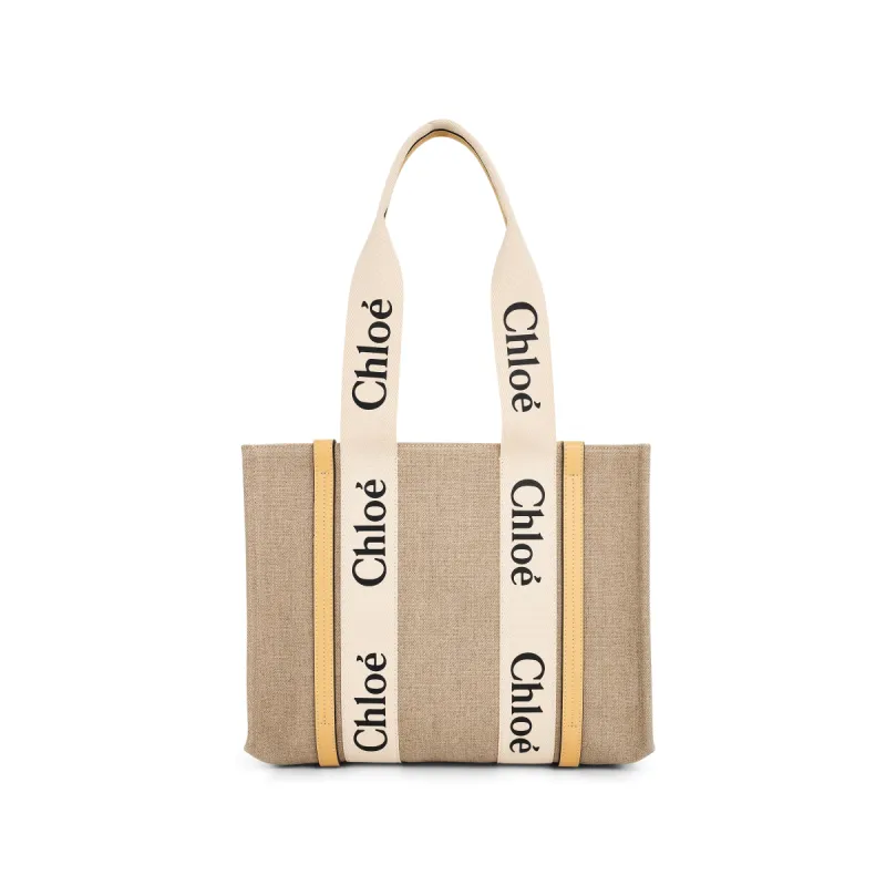 Medium Woody Tote Bag in Honey Gold sold by MARAIS