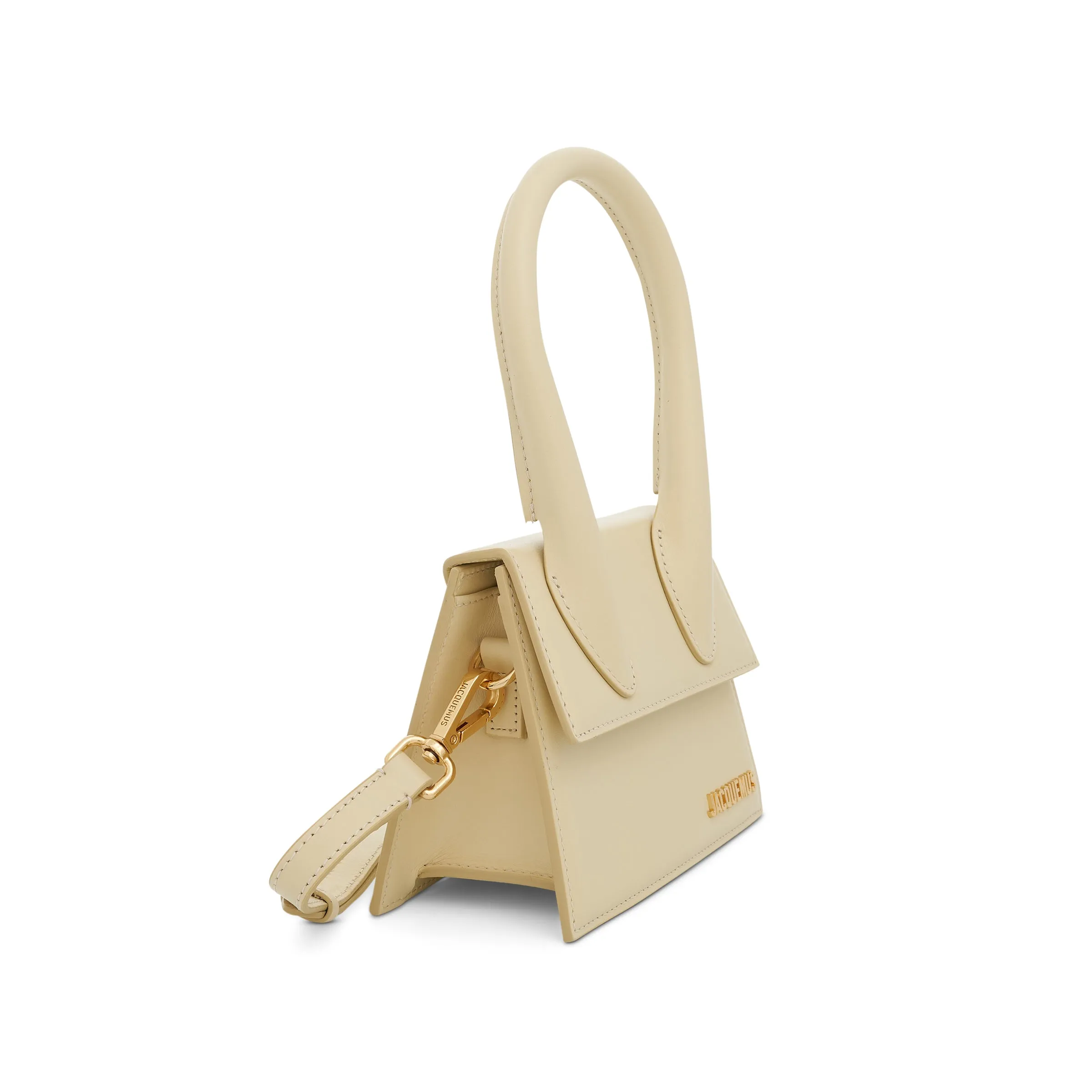 Le Chiquito Moyen Leather Bag in Ivory sold by MARAIS product image thumbnail 2