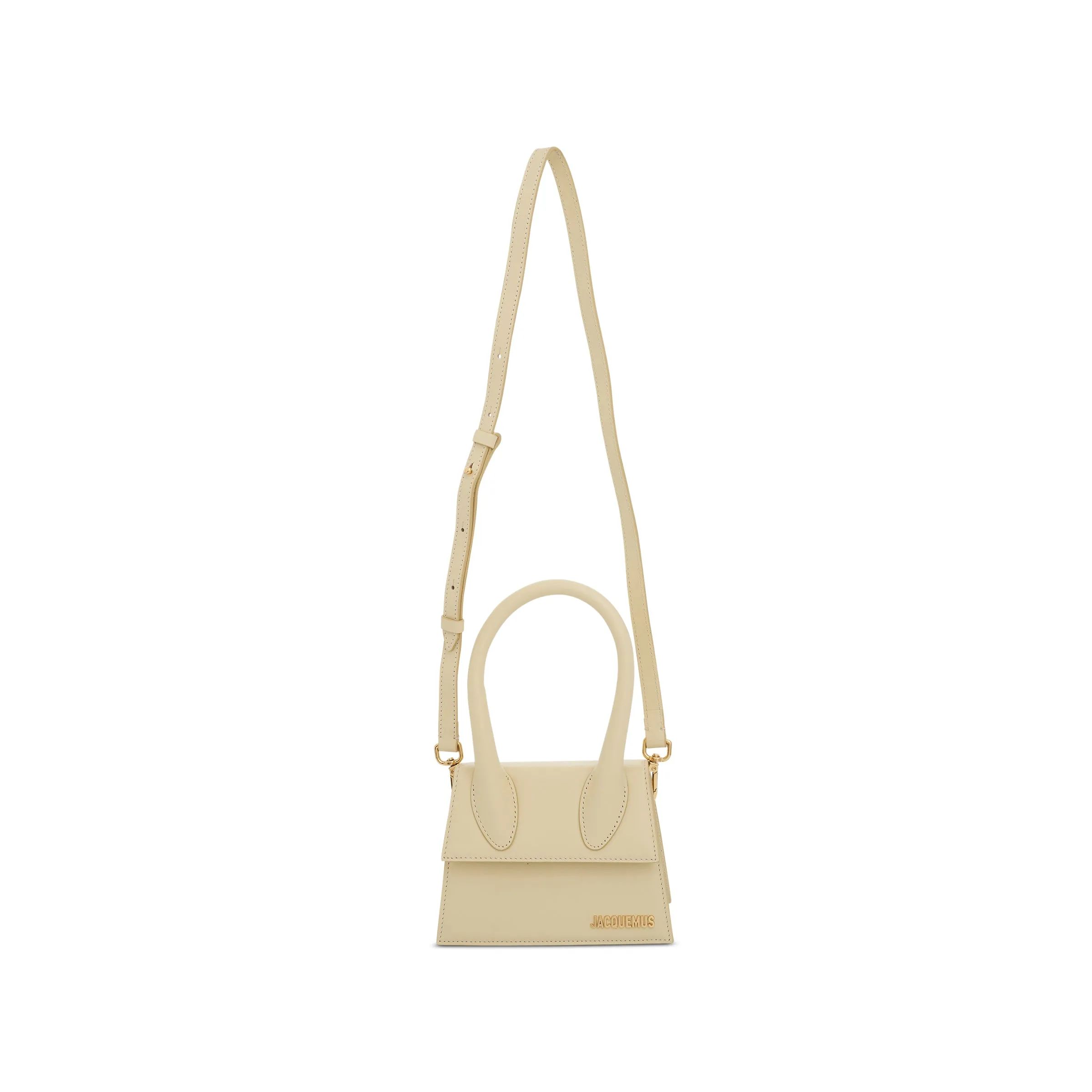 Le Chiquito Moyen Leather Bag in Ivory sold by MARAIS product image thumbnail 5