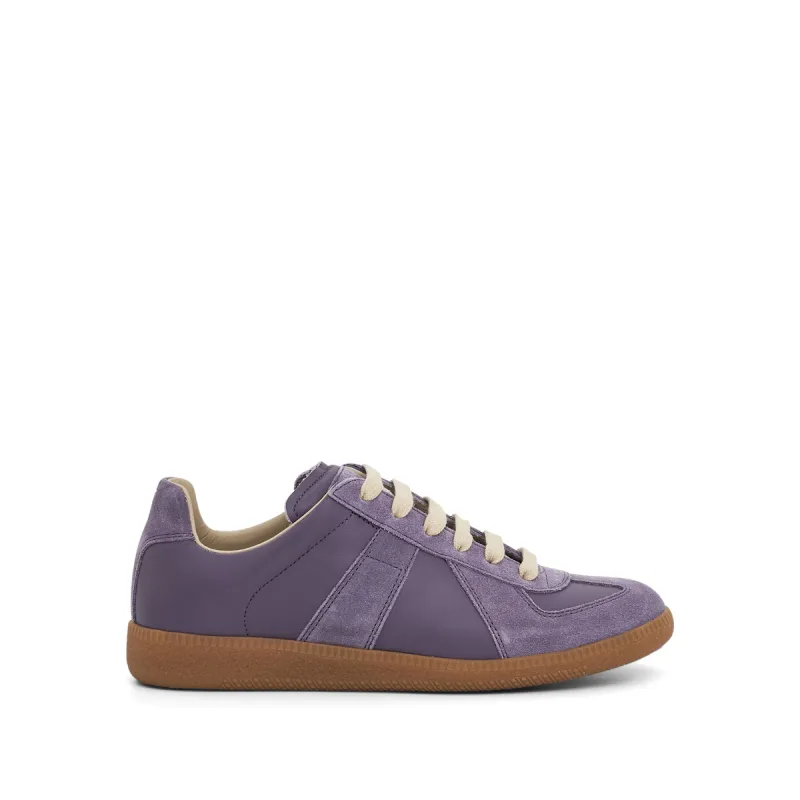 Replica Leather Sneakers in Wisteria sold by MARAIS