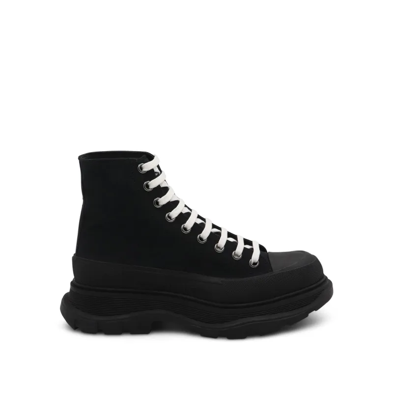 Tread Slick Canvas Boot in Black/Black sold by MARAIS
