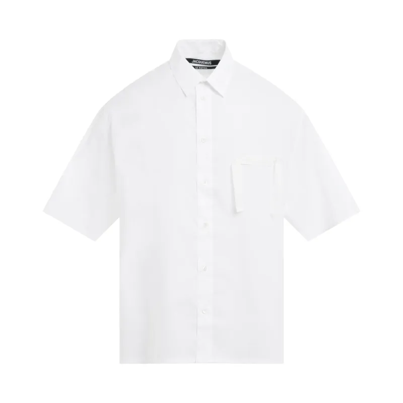 Cabri Short Sleeve Shirt in White sold by MARAIS