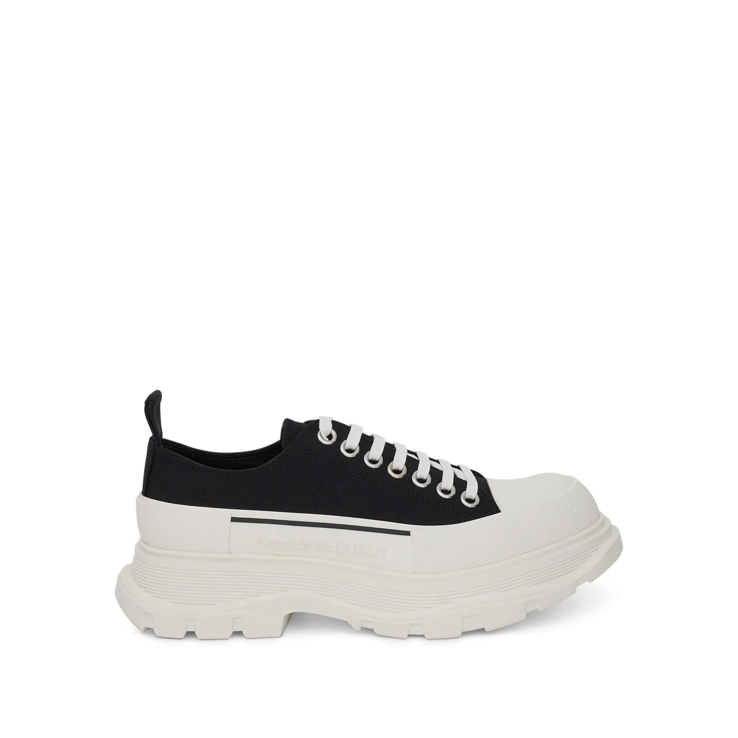 Tread Slick Canvas Lace Up in Black/White sold by MARAIS