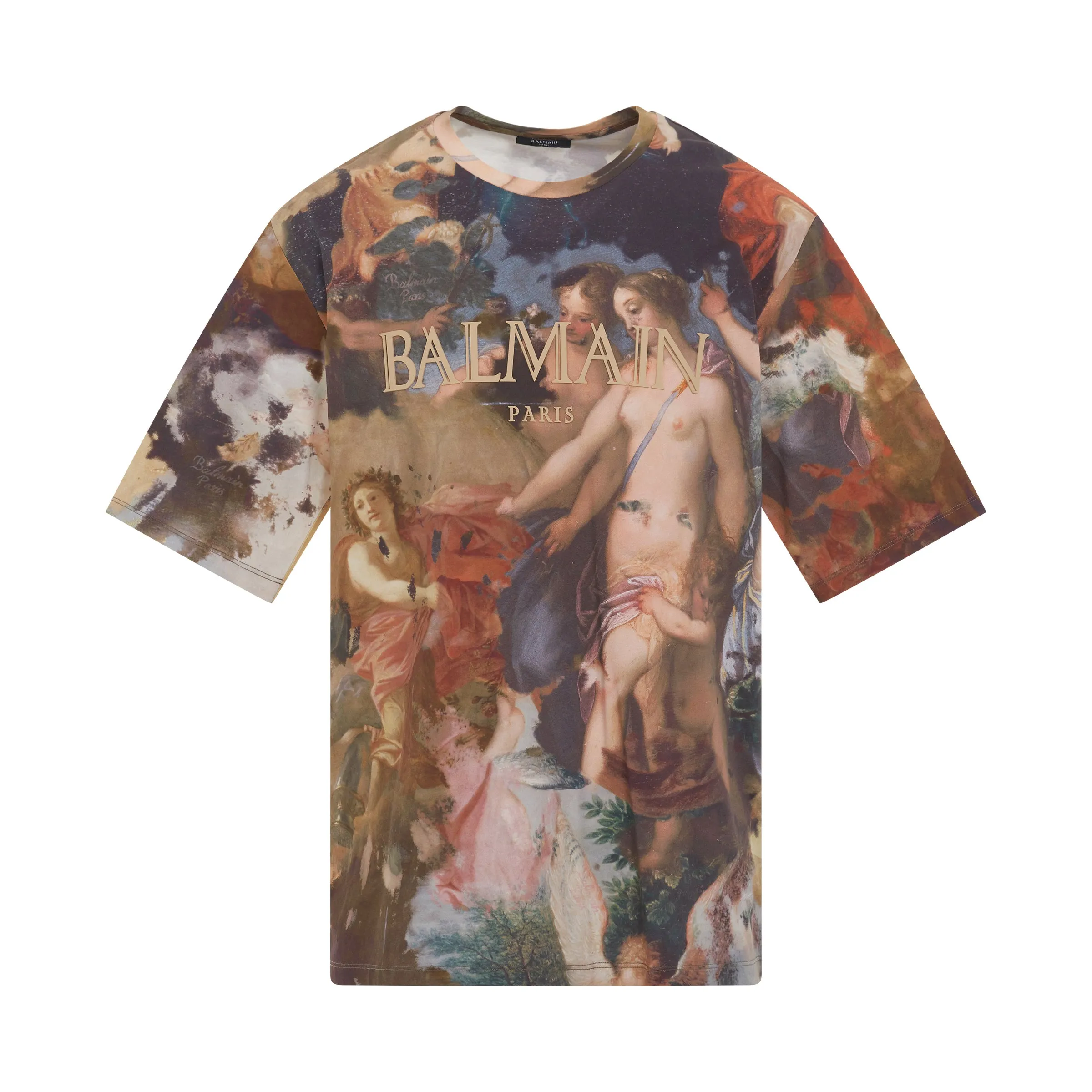 AO Painting Print Oversize Fit T-Shirt in Multi Colour sold by MARAIS