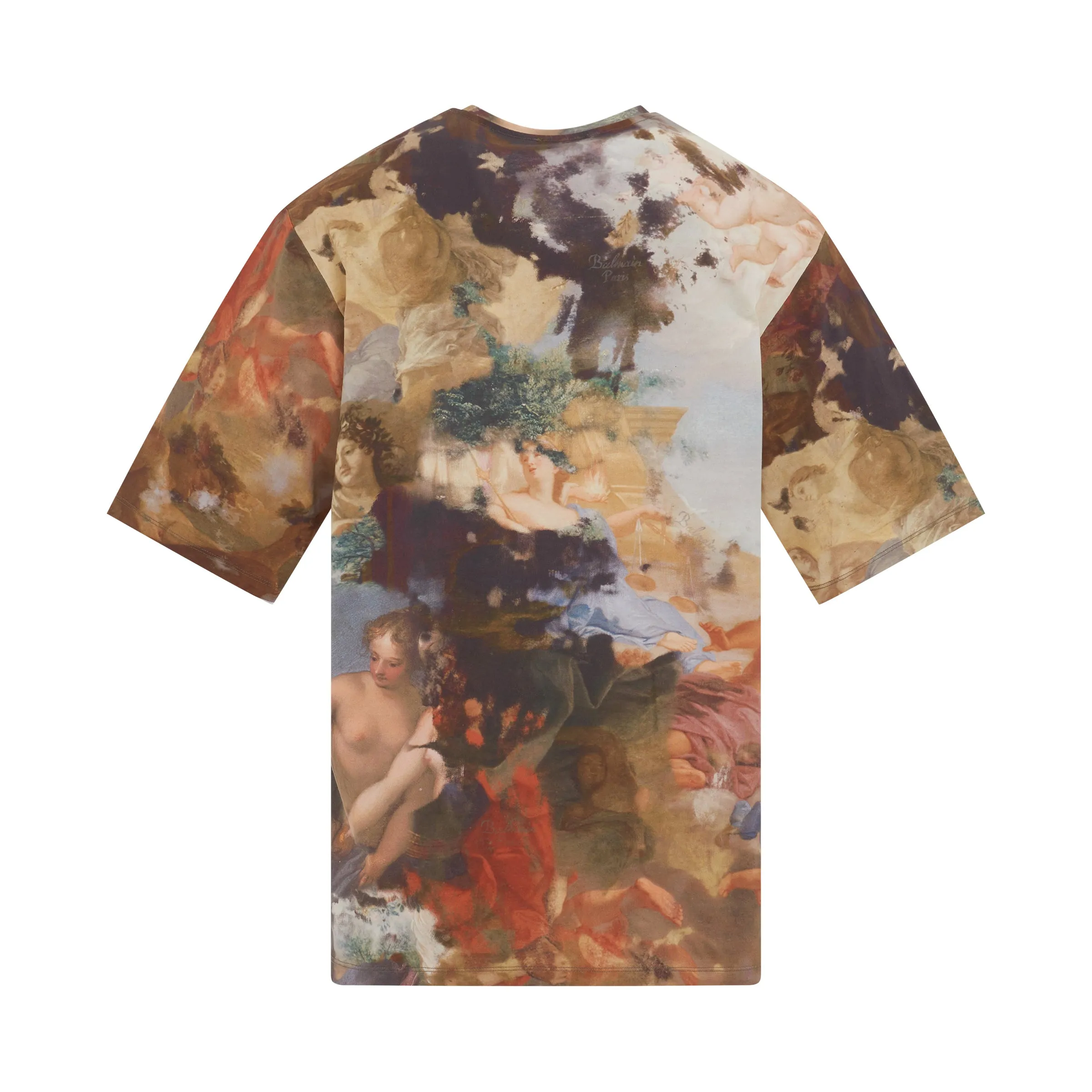 AO Painting Print Oversize Fit T-Shirt in Multi Colour sold by MARAIS product image thumbnail 4