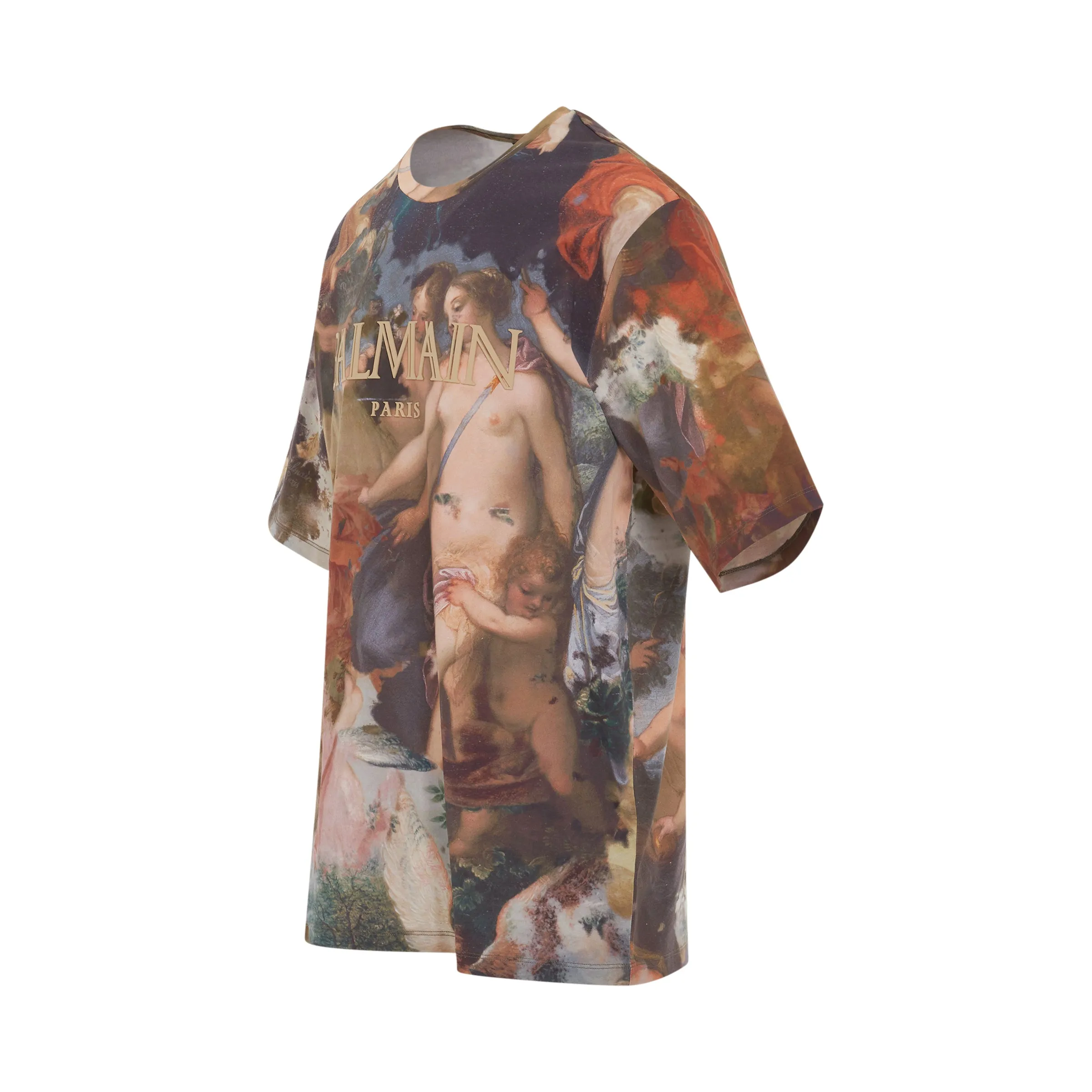 AO Painting Print Oversize Fit T-Shirt in Multi Colour sold by MARAIS product image thumbnail 2
