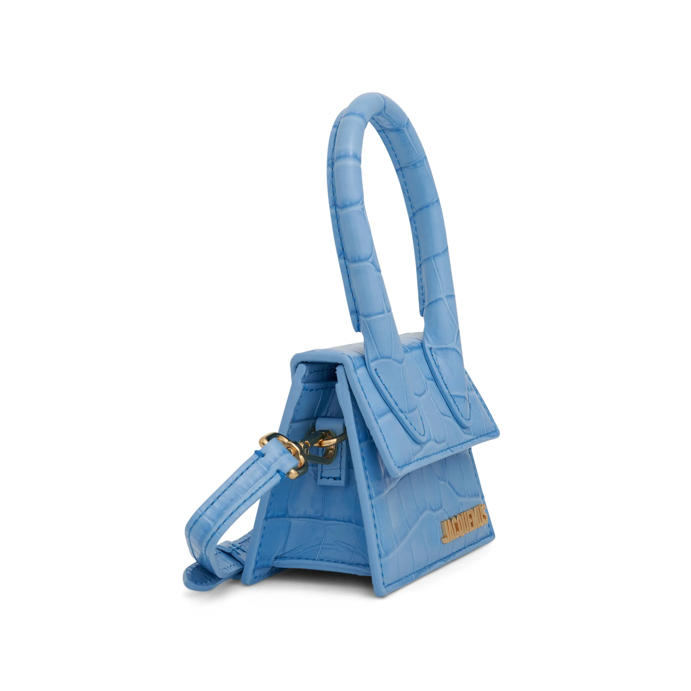 Le Chiquito Mini Leather Bag in Blue sold by MARAIS product image thumbnail 2