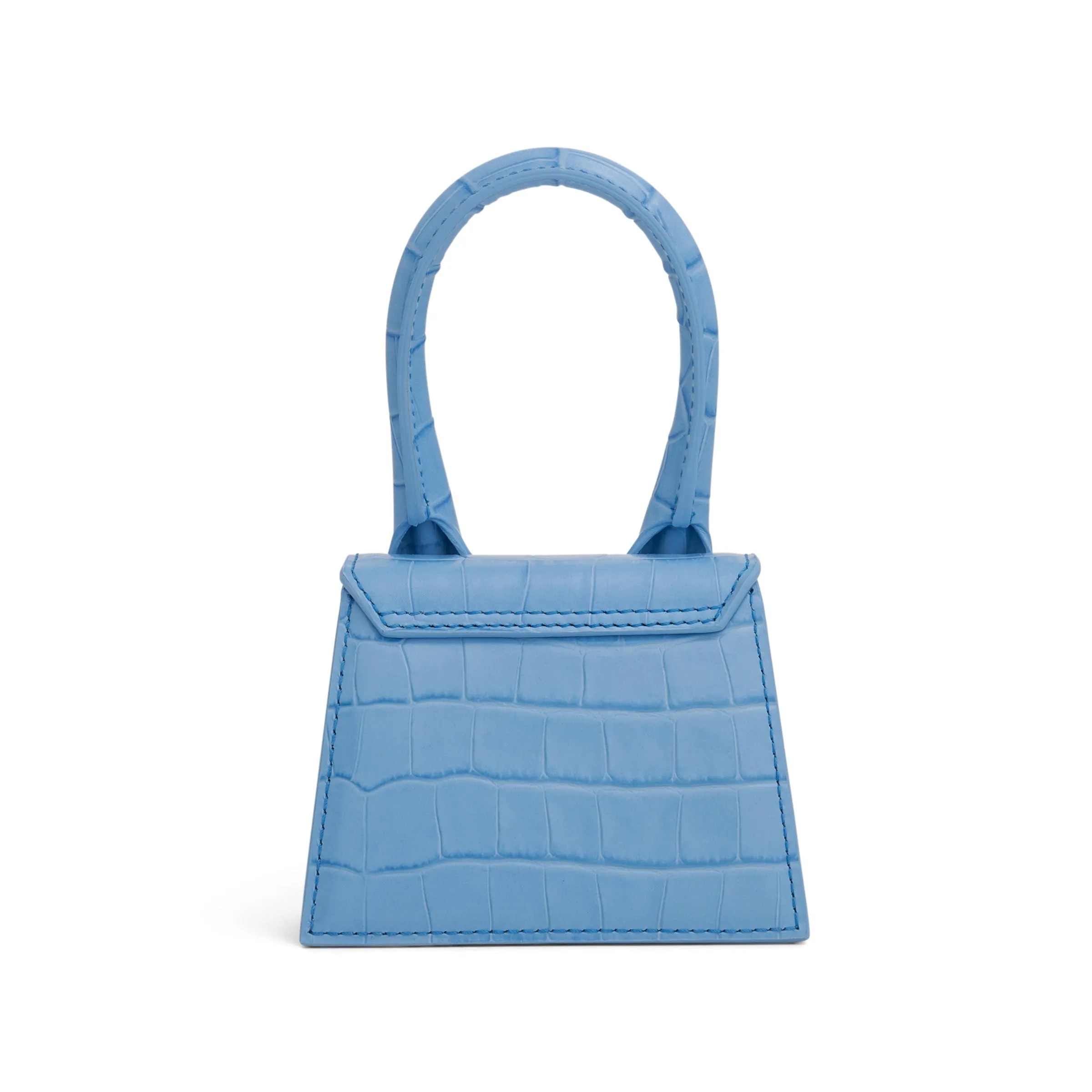 Le Chiquito Mini Leather Bag in Blue sold by MARAIS product image thumbnail 3