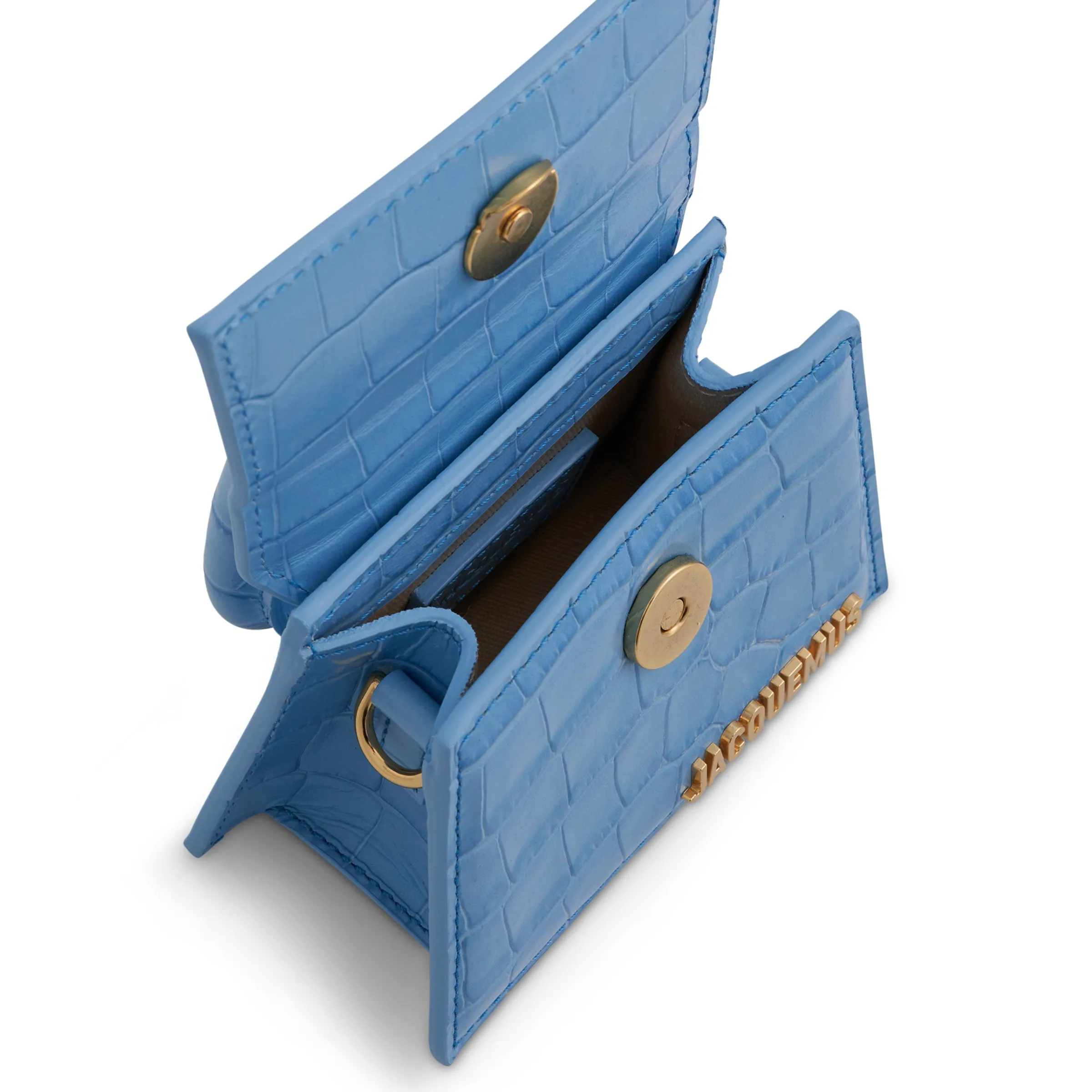 Le Chiquito Mini Leather Bag in Blue sold by MARAIS product image thumbnail 4