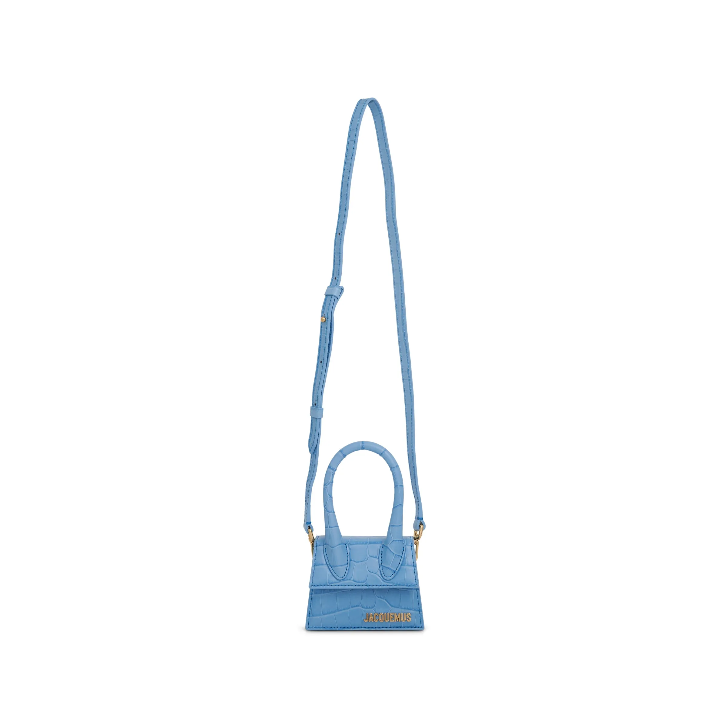 Le Chiquito Mini Leather Bag in Blue sold by MARAIS product image thumbnail 5