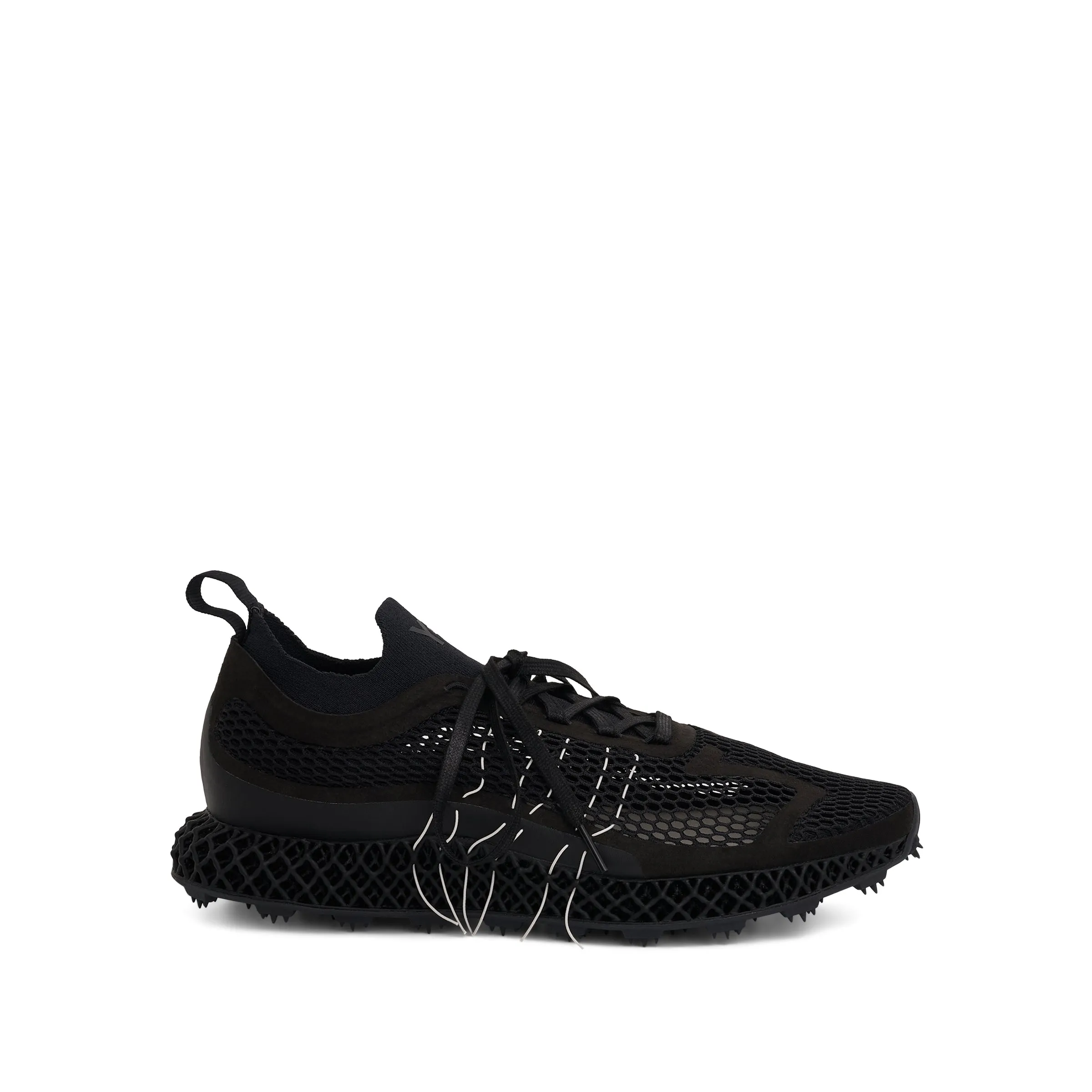 Runner 4D Halo Sneakers in Black/Off White sold by MARAIS